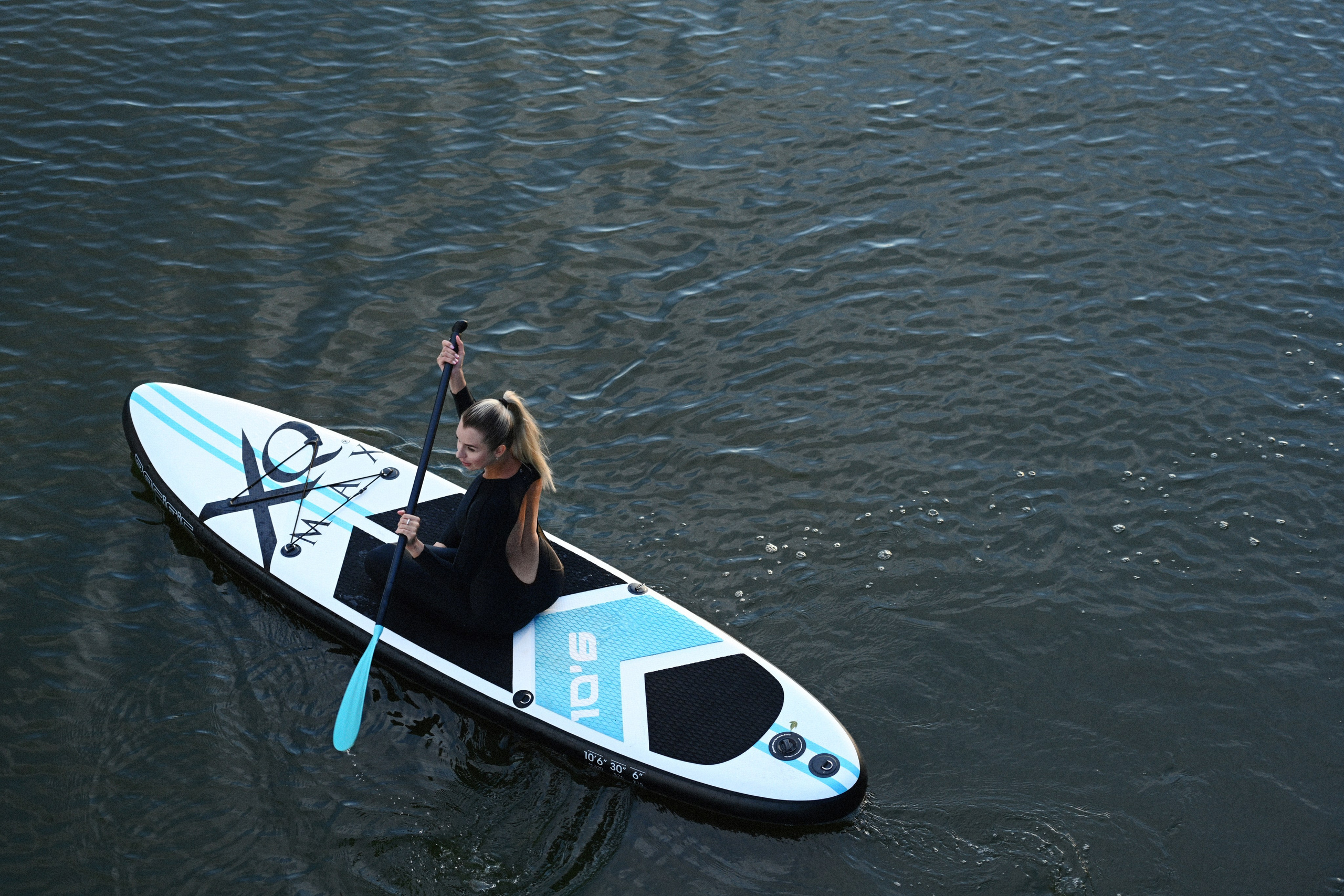 Закат на сап доске. Фотограф Натали Кошевая _ Днепр, Подгородное