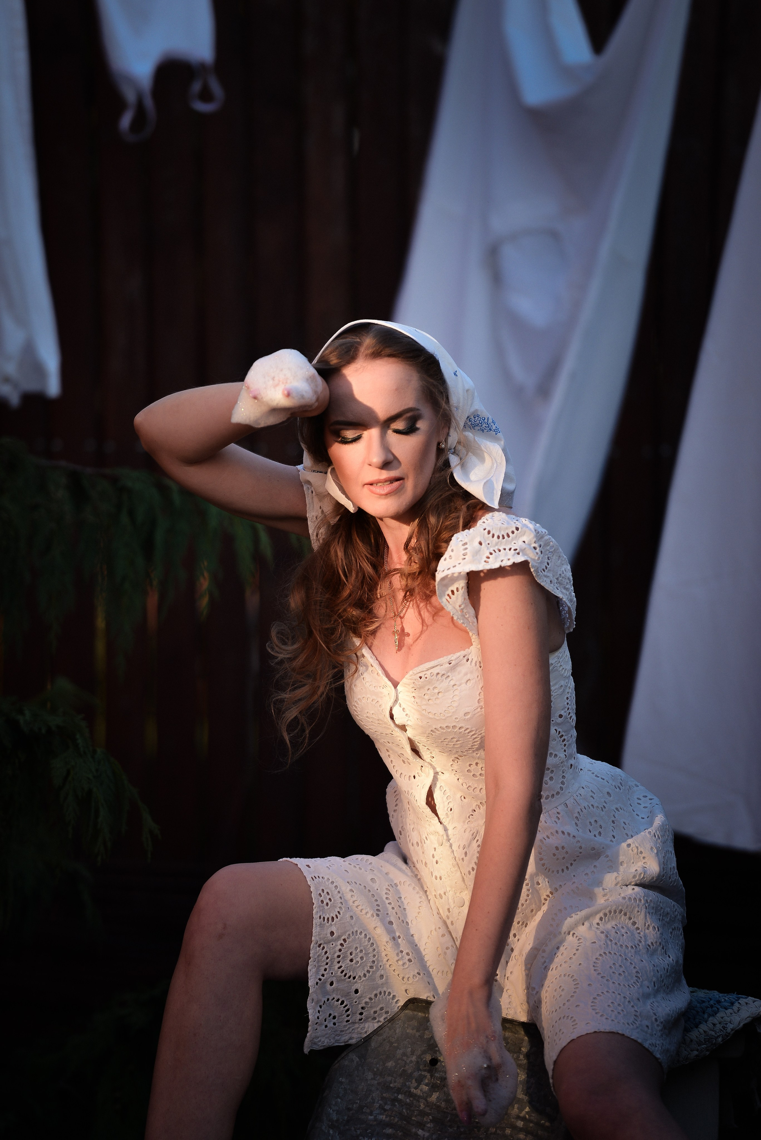 Стирка в саду. Фотограф Натали Кошевая _ Днепр, Подгородное