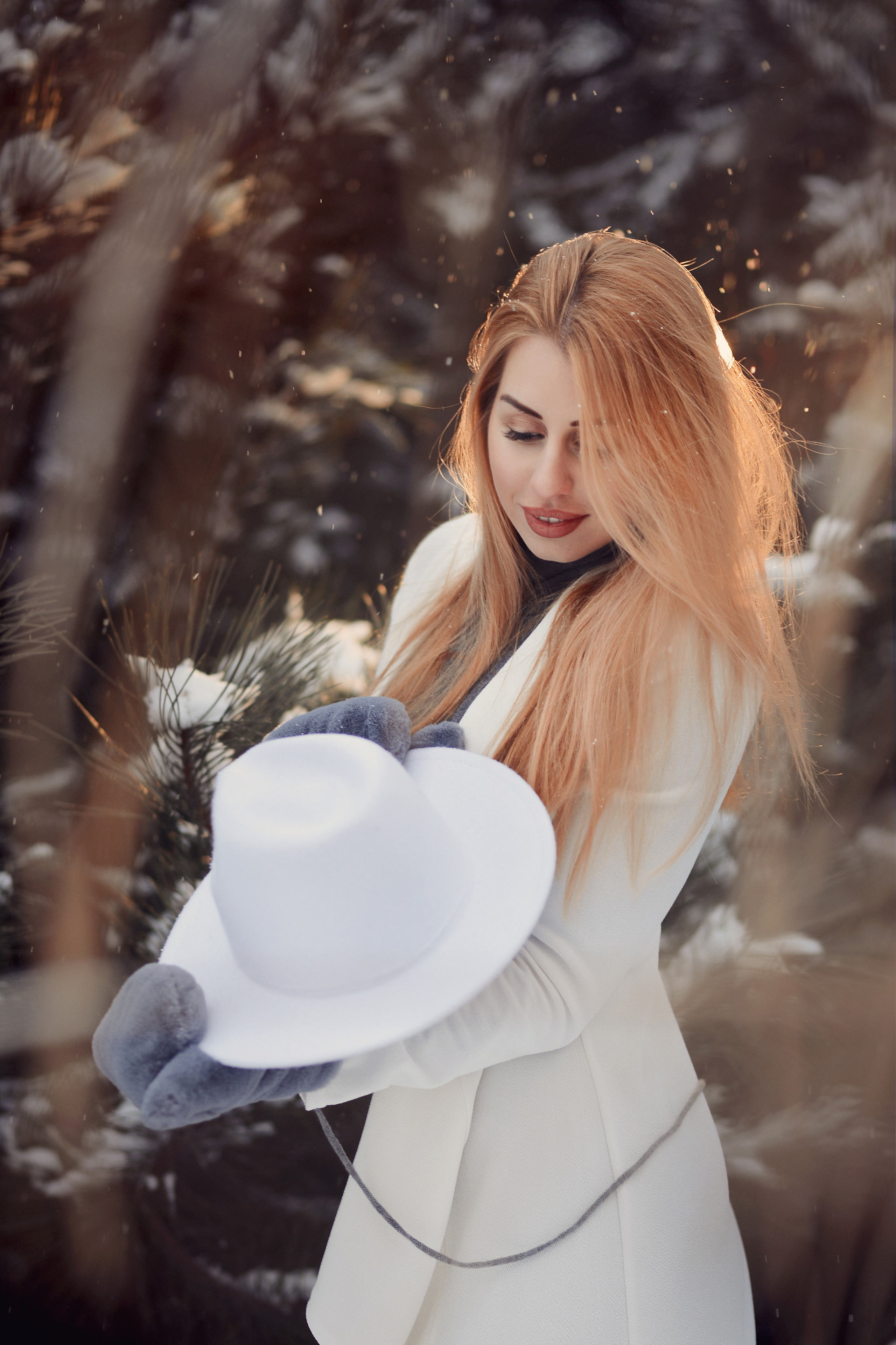 Съёмка на улице зимой_Каролина. Фотограф Натали Кошевая _ Днепр, Подгородное