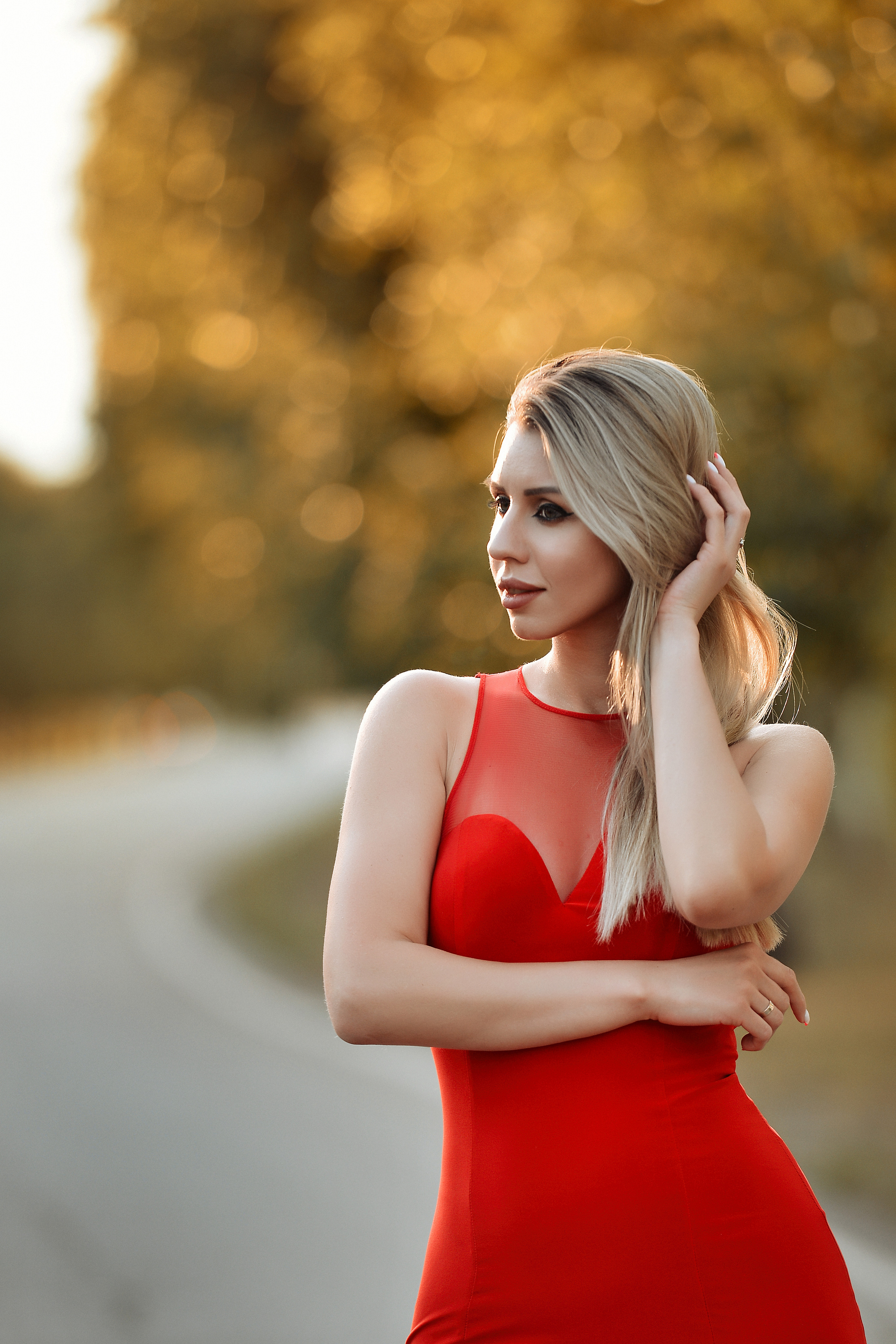 Красное платье. Фотограф Натали Кошевая _ Днепр, Подгородное