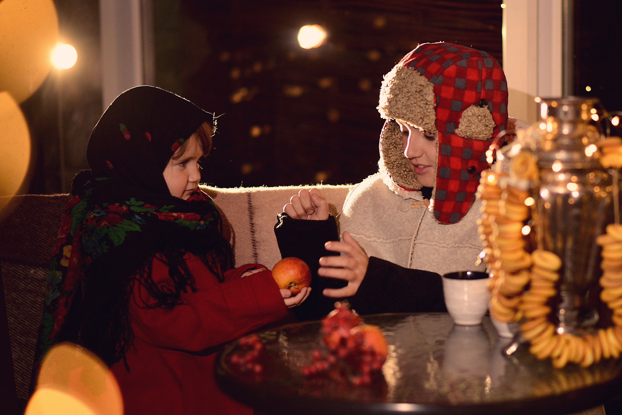 Новогодняя фотосъёмка на улице_фотозона Вечера на Хуторе. Фотограф Натали Кошевая _ Днепр, Подгородное