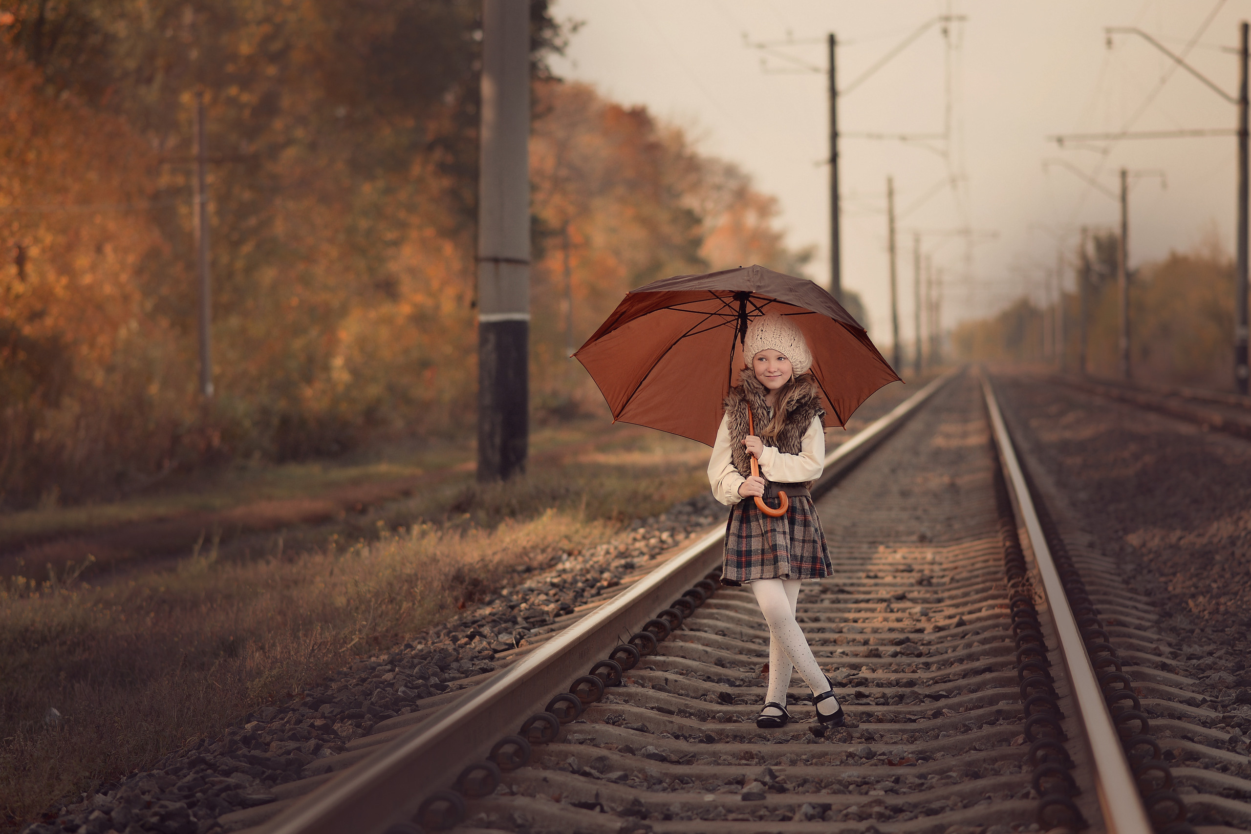 Осенняя фотосъёмка Аня и детки. Фотограф Натали Кошевая _ Днепр, Подгородное