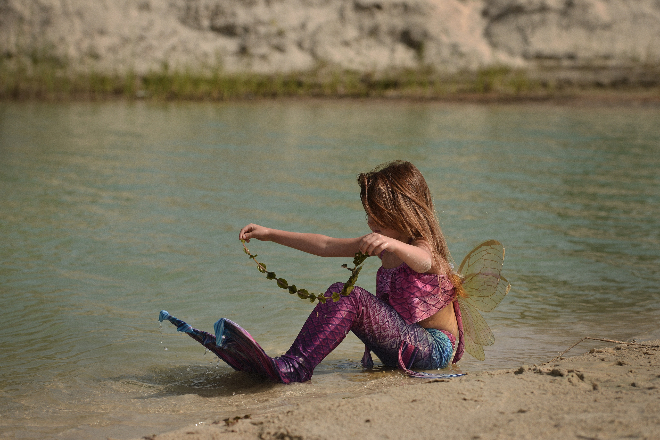 Русалка на берегу. Фотограф Натали Кошевая _ Днепр, Подгородное