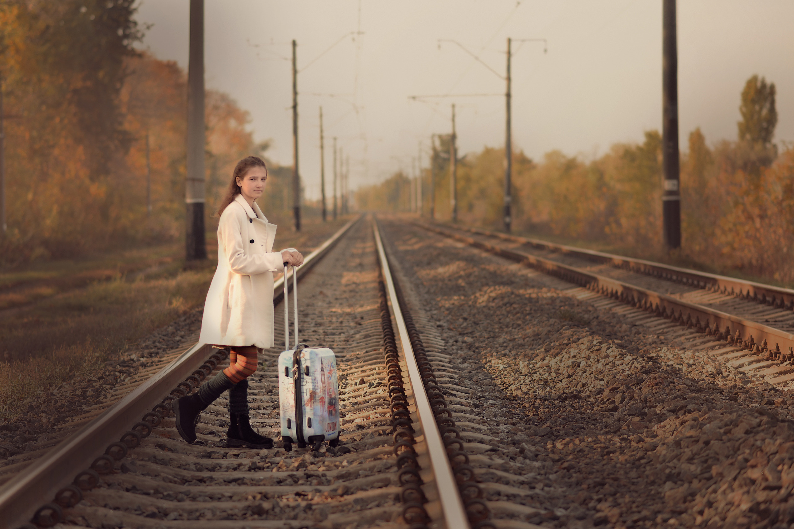 Осенняя фотосъёмка Аня и детки. Фотограф Натали Кошевая _ Днепр, Подгородное
