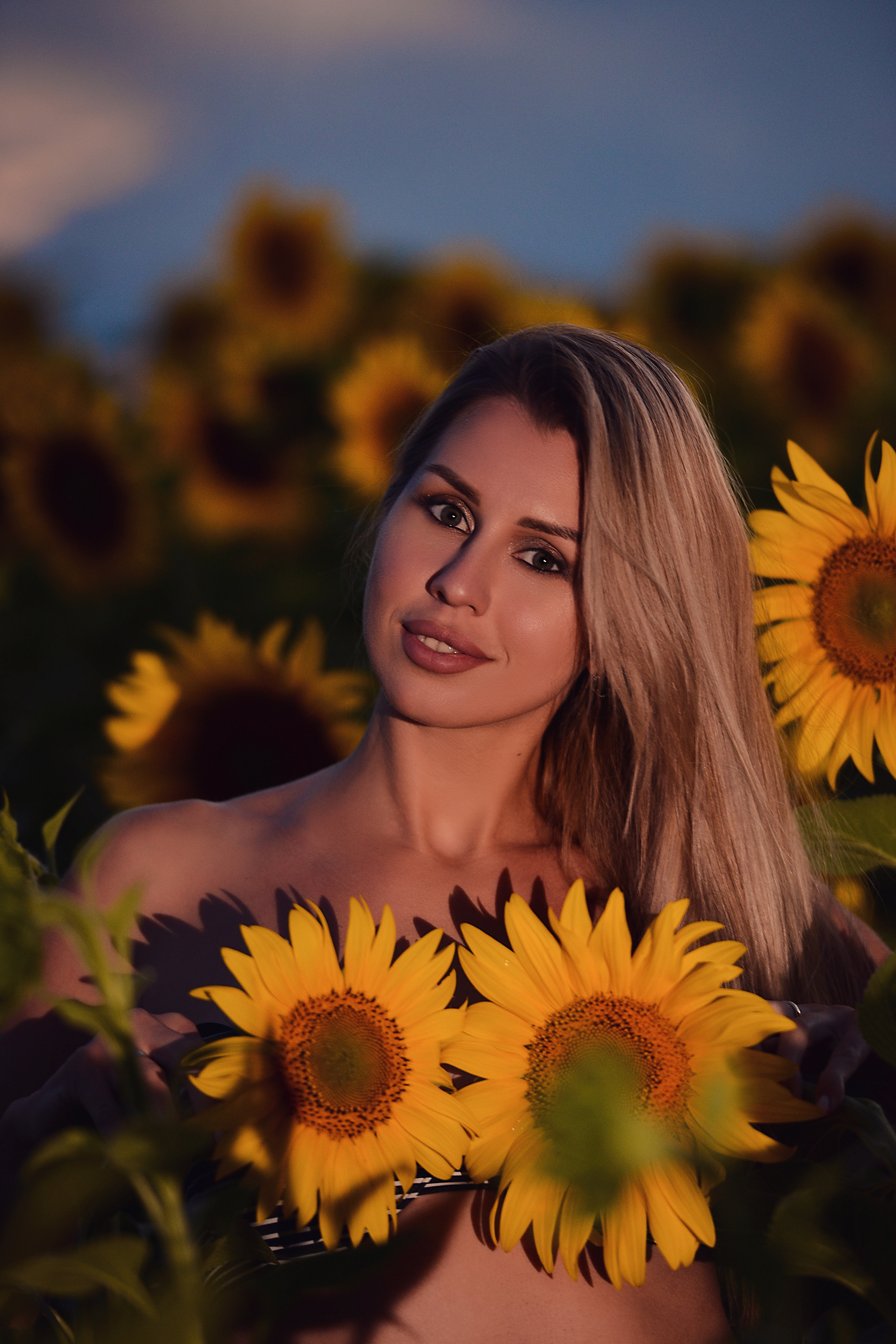 Фотосессия в подсолнухах. Фотограф Натали Кошевая _ Днепр, Подгородное