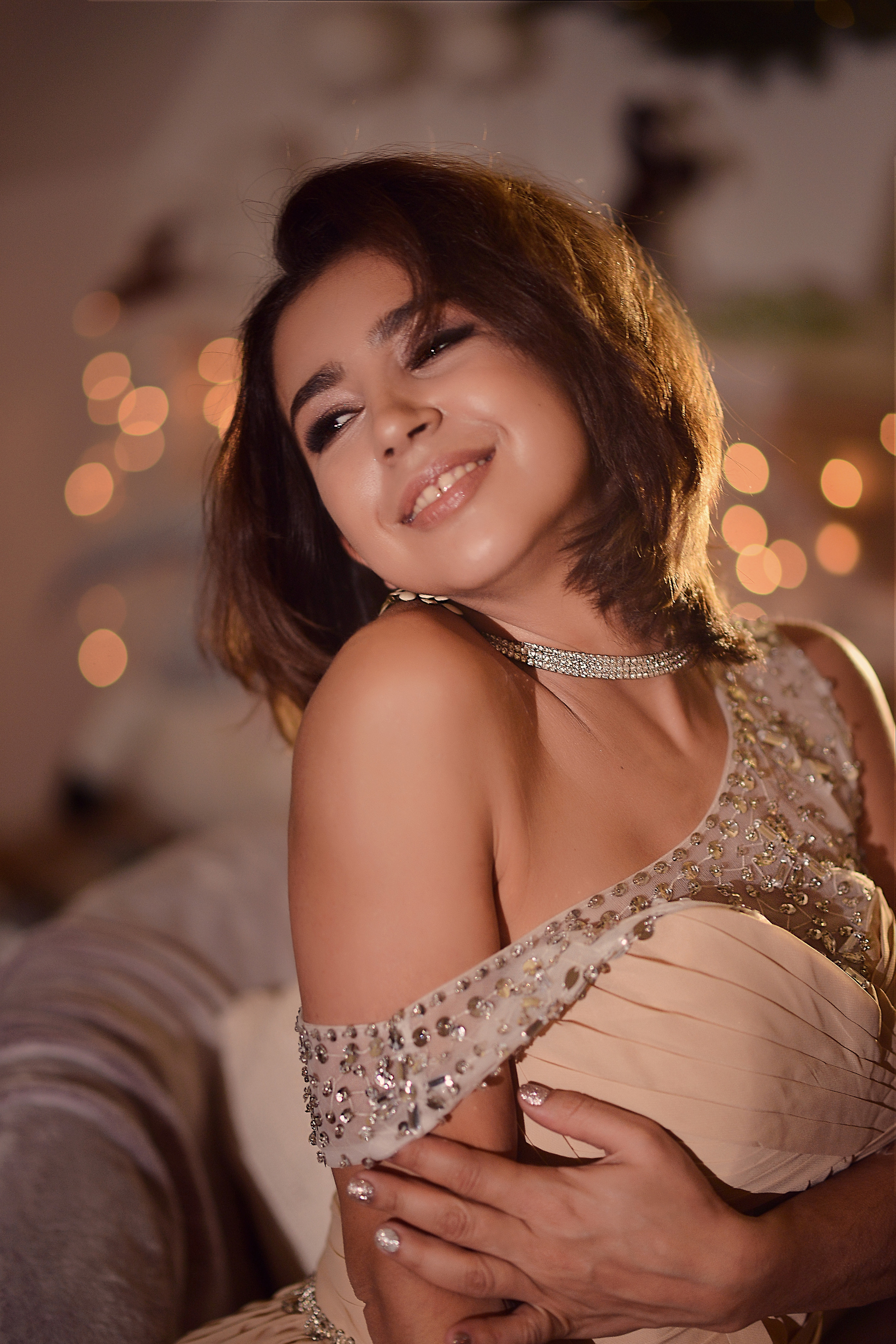 Новогодняя чувственная фотосъёмка нежной Викуси. Фотограф Натали Кошевая _ Днепр, Подгородное