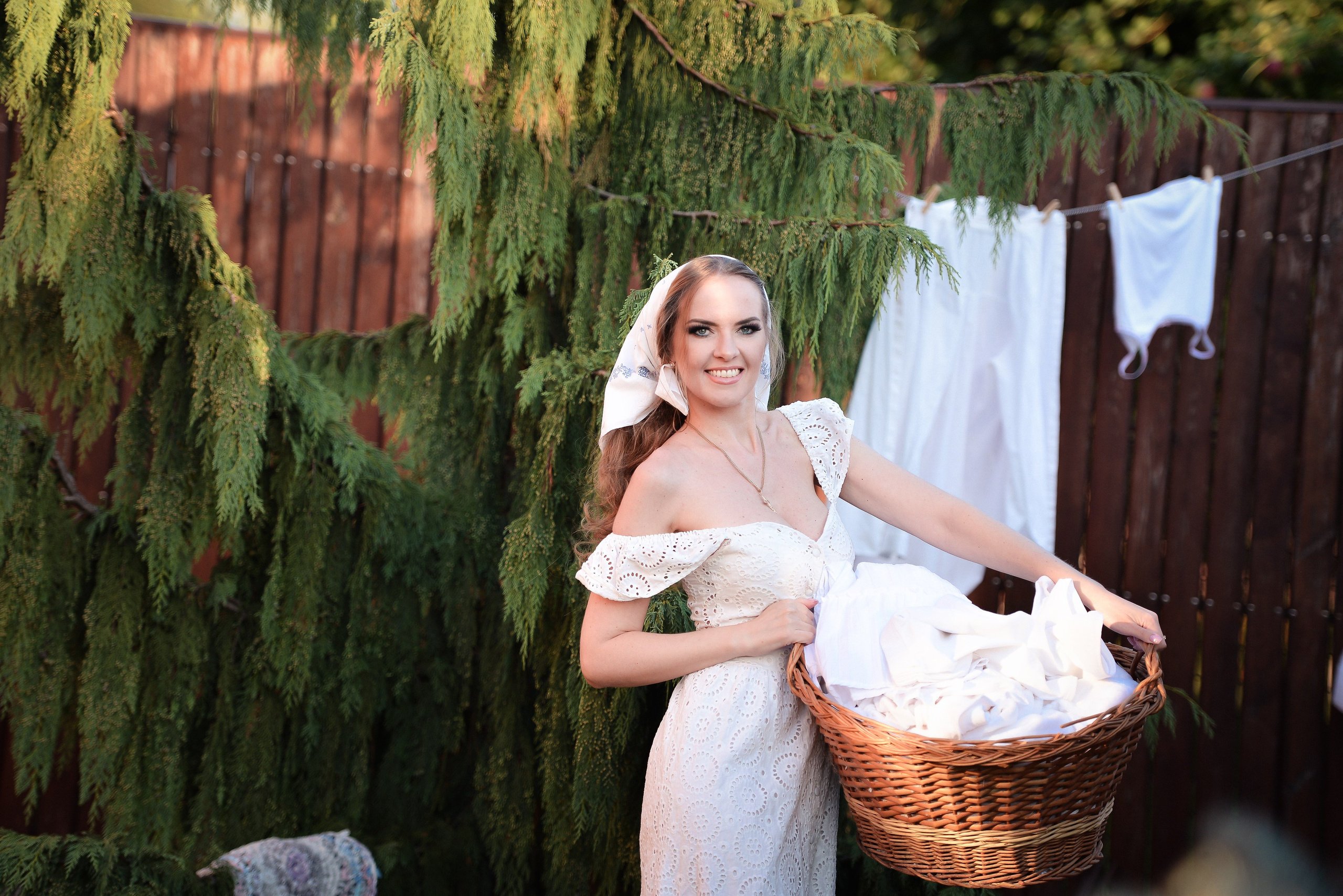 Стирка в саду. Фотограф Натали Кошевая _ Днепр, Подгородное