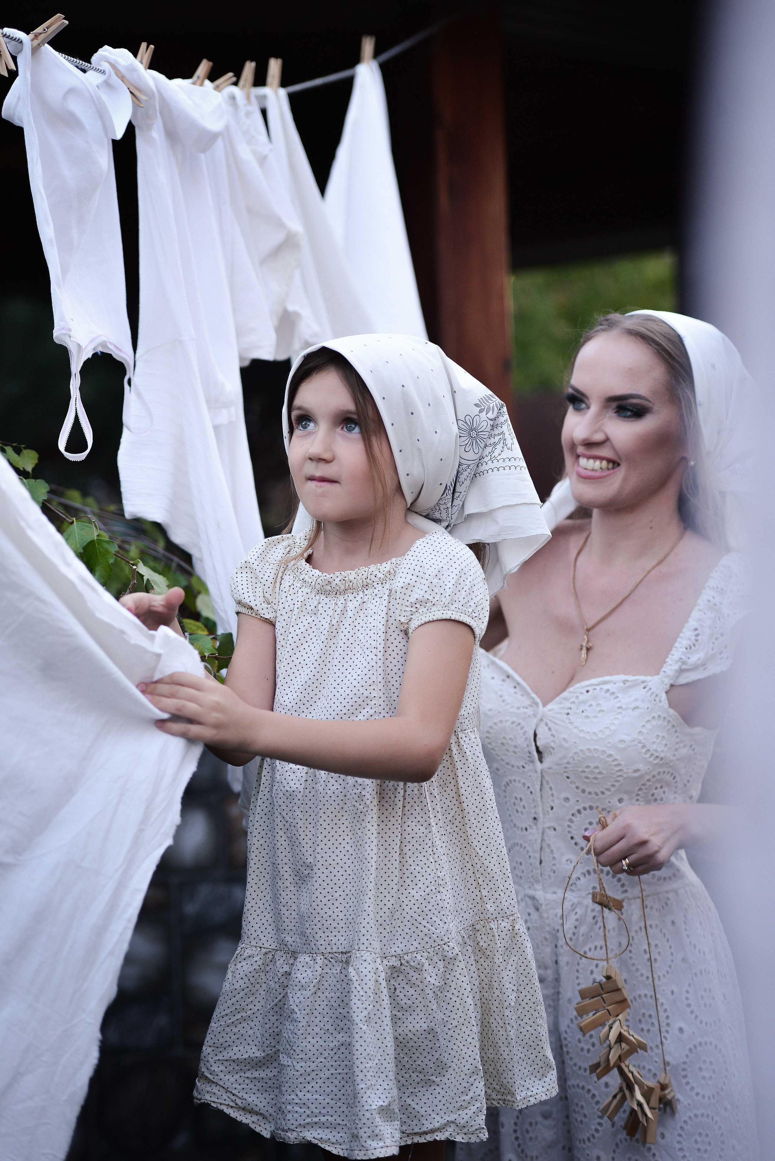 Стирка в саду. Фотограф Натали Кошевая _ Днепр, Подгородное