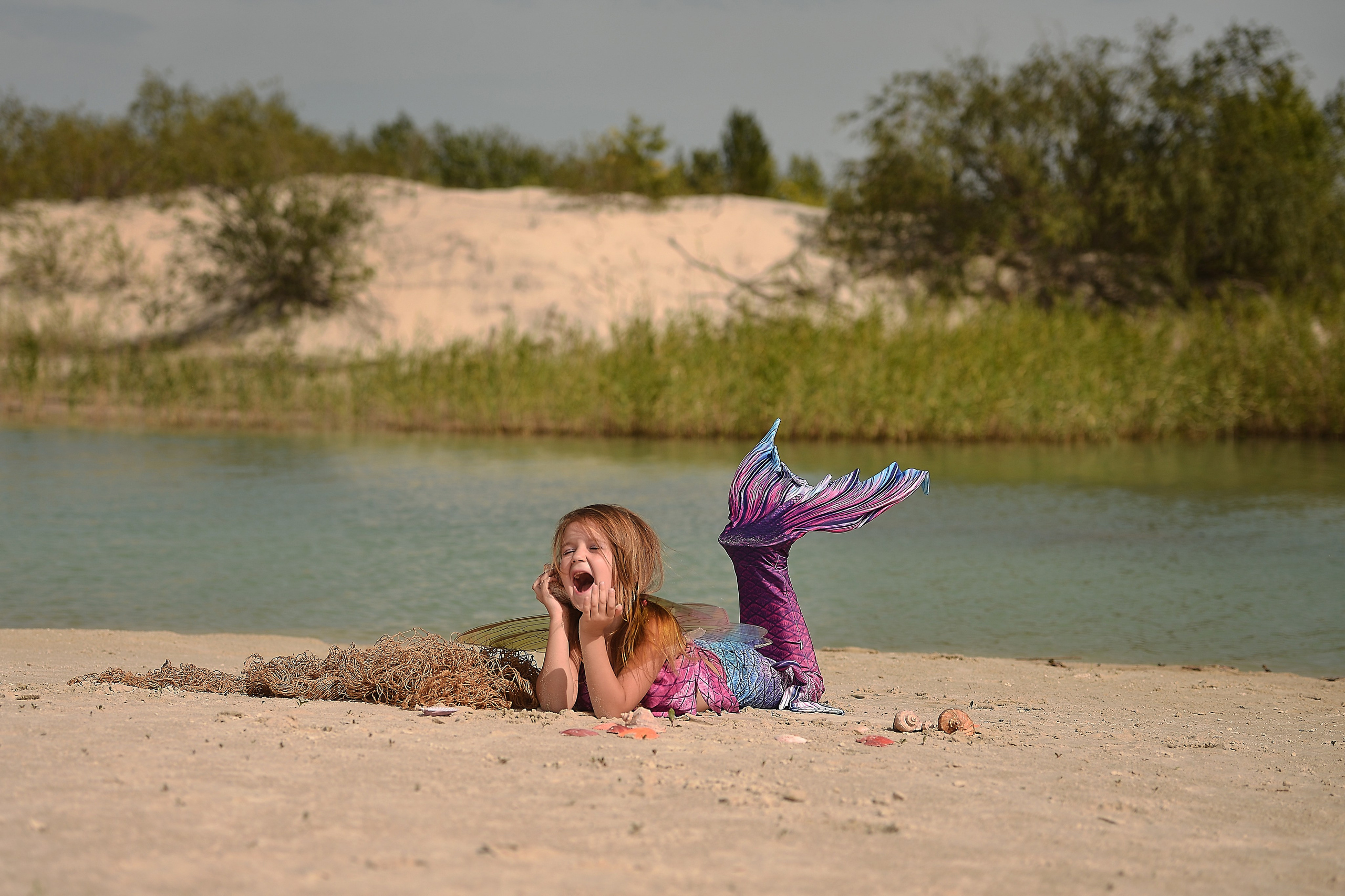 Русалка на берегу. Фотограф Натали Кошевая _ Днепр, Подгородное
