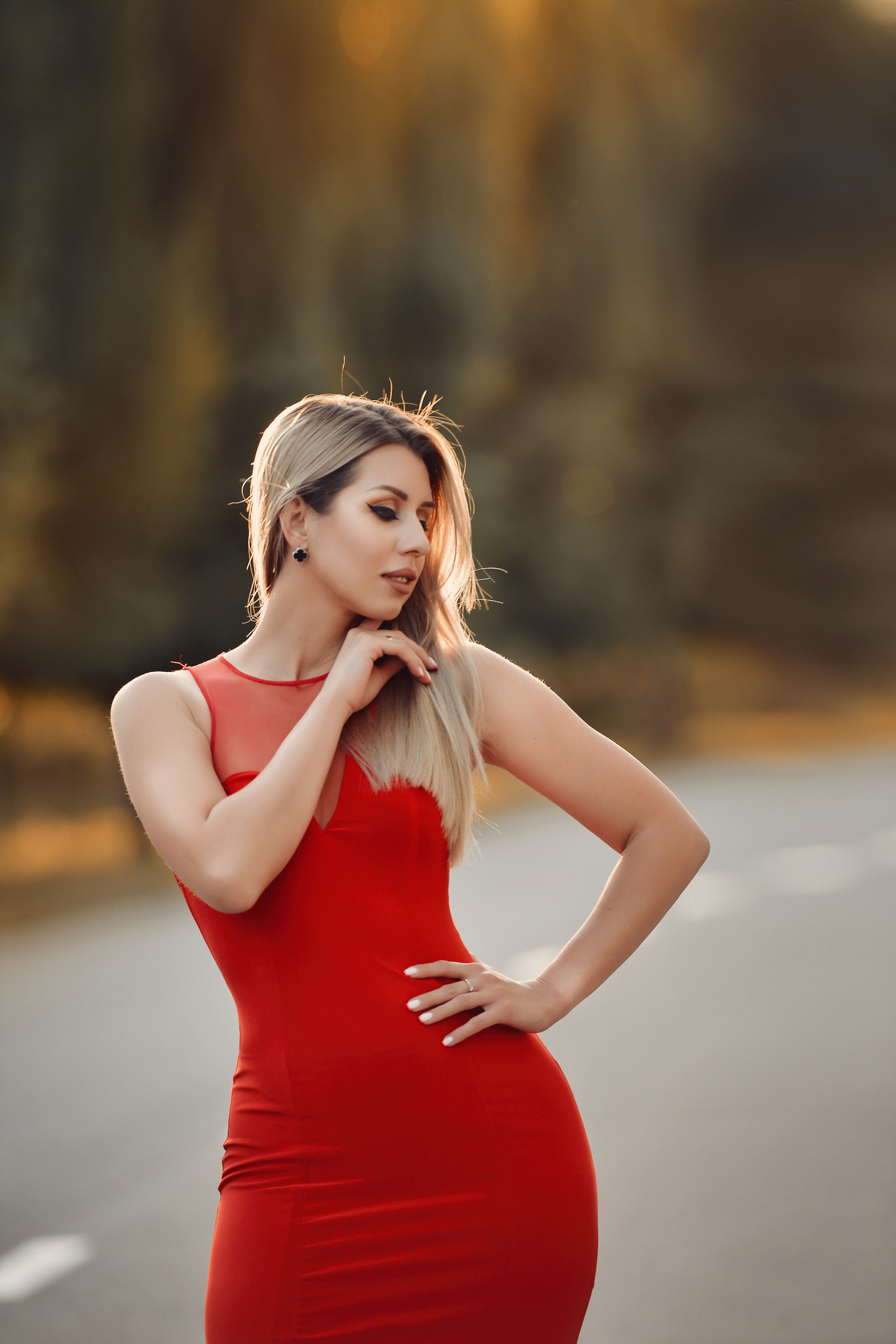Красное платье. Фотограф Натали Кошевая _ Днепр, Подгородное