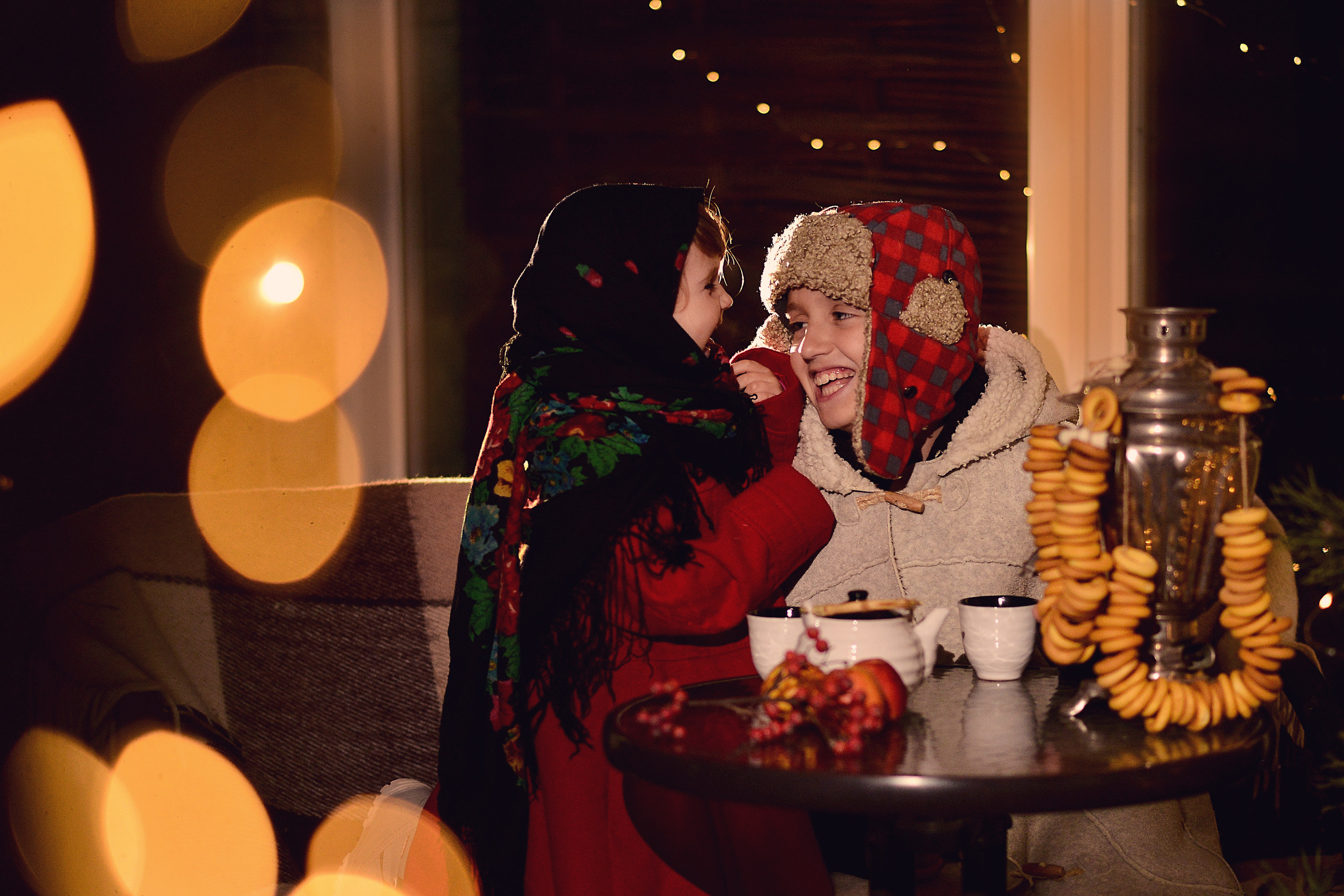 Новогодняя фотосъёмка на улице_фотозона Вечера на Хуторе. Фотограф Натали Кошевая _ Днепр, Подгородное