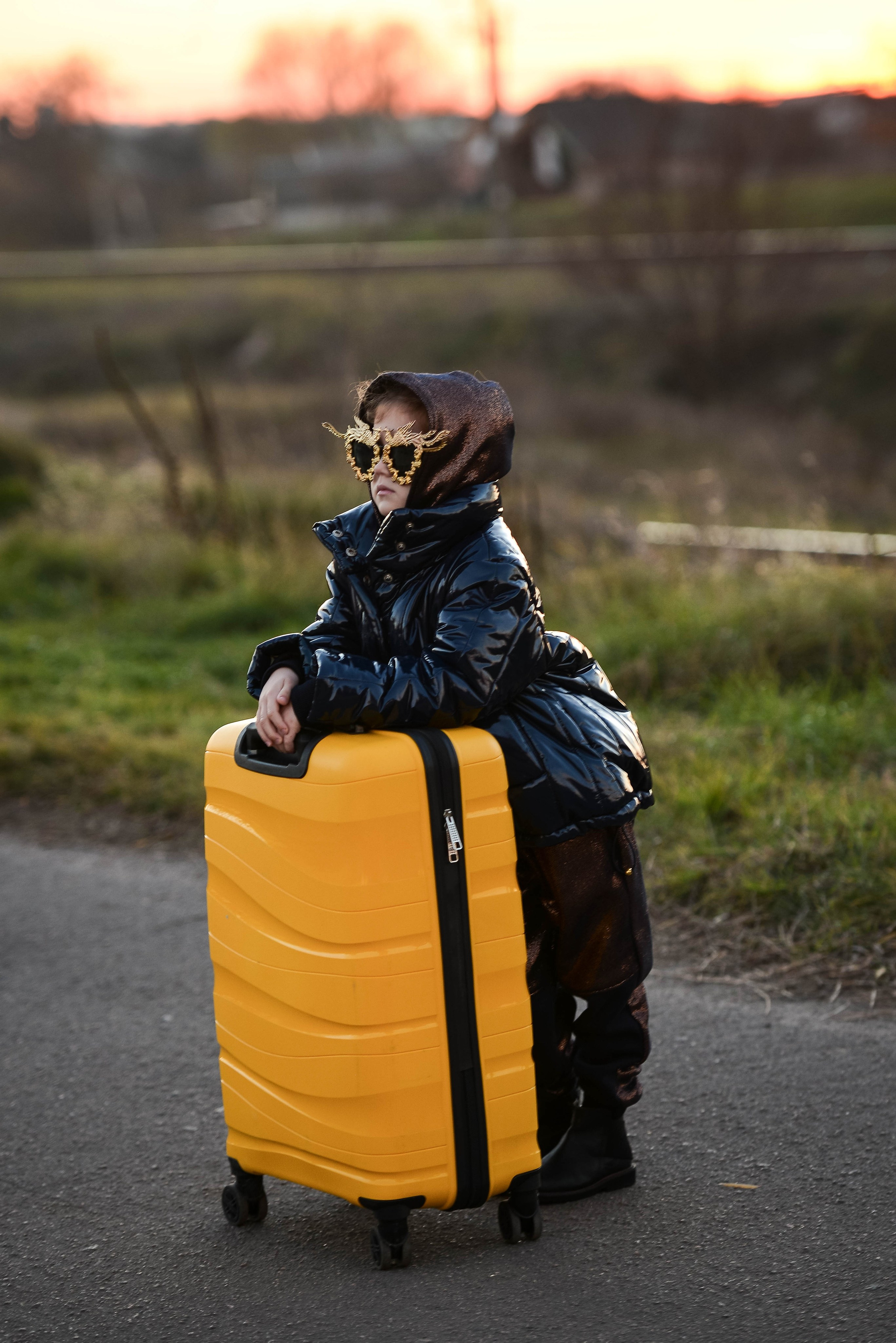 Жёлтый чемодан. Фотограф Натали Кошевая _ Днепр, Подгородное