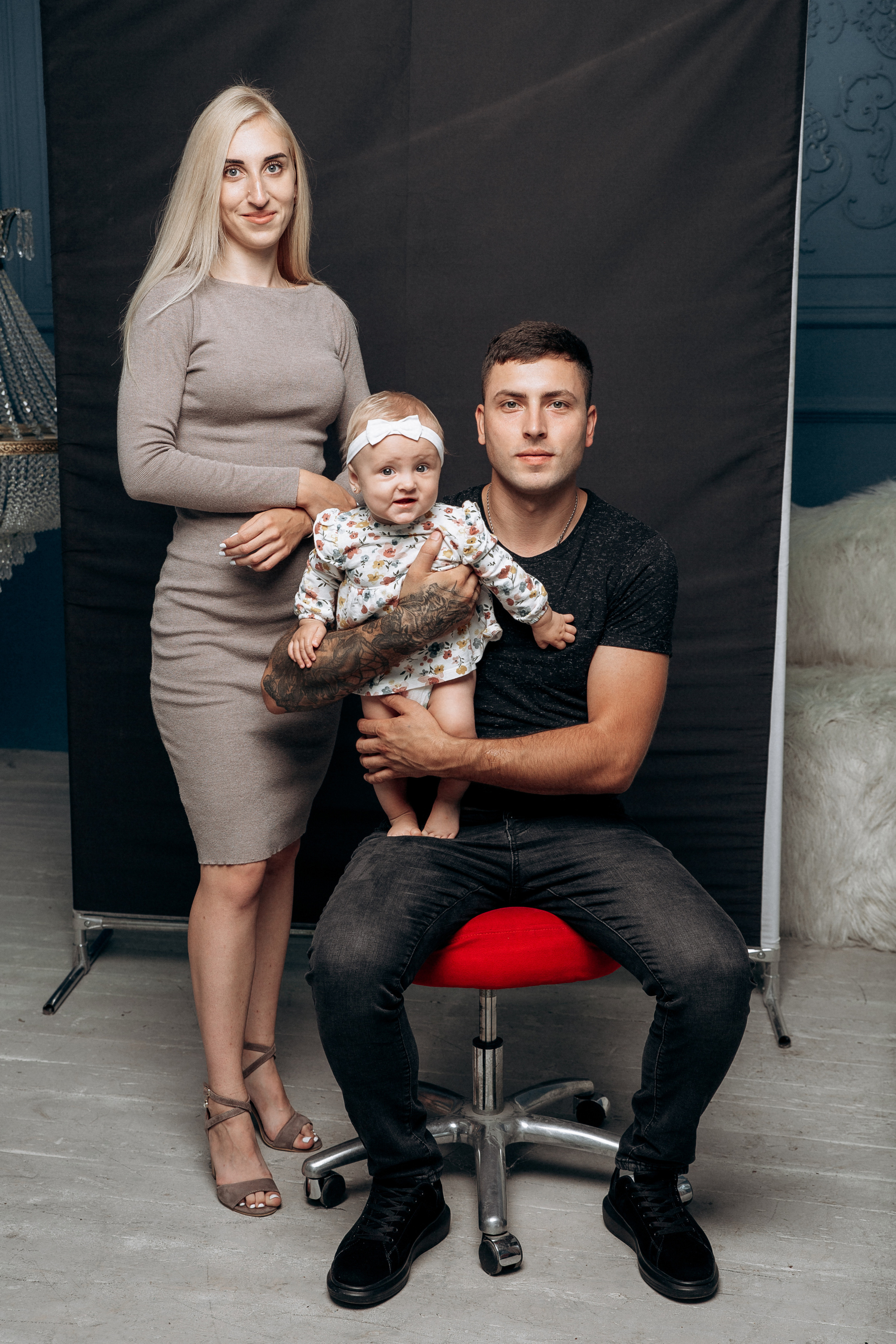 Студійна сімейна зйомка. Весільний та сімейний фотограф міста Суми Артур Моргун