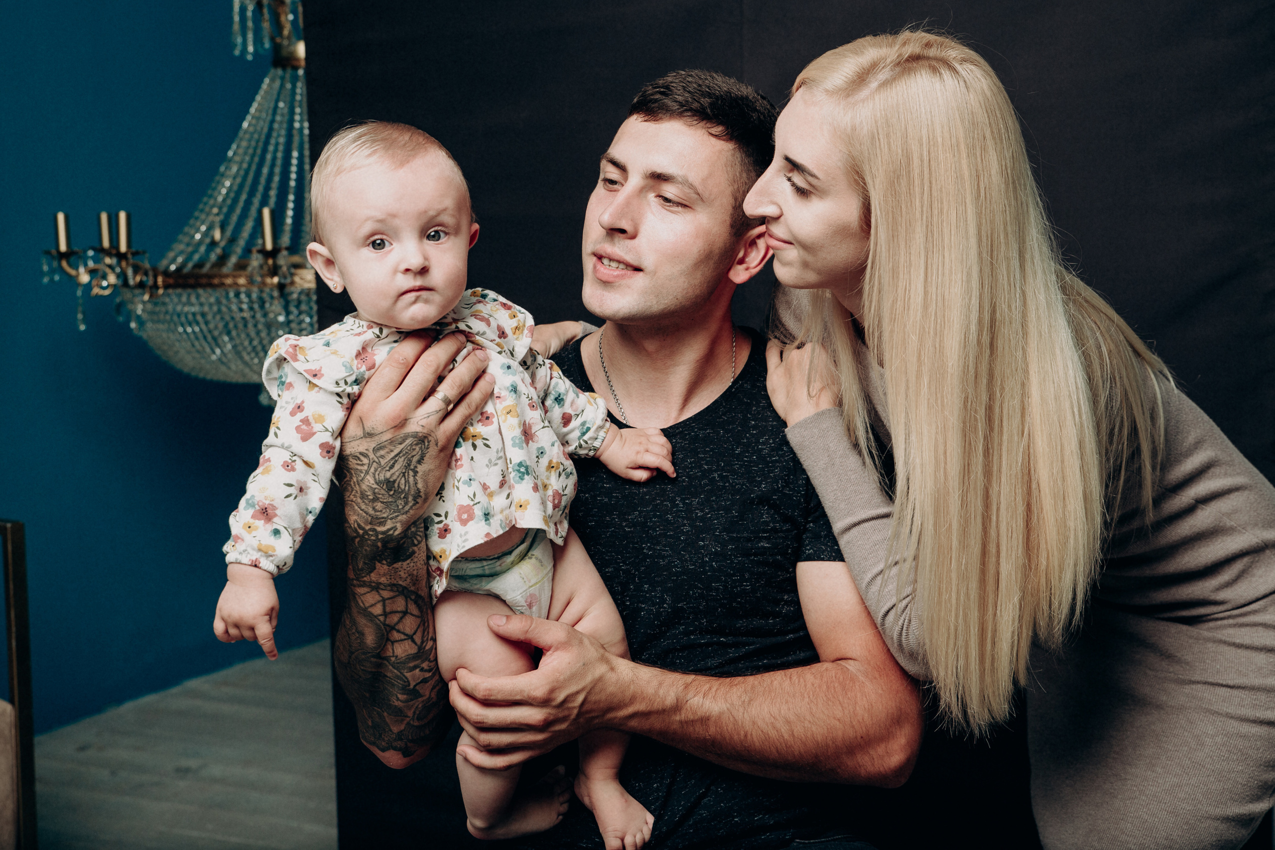 Студійна сімейна зйомка. Весільний та сімейний фотограф міста Суми Артур Моргун