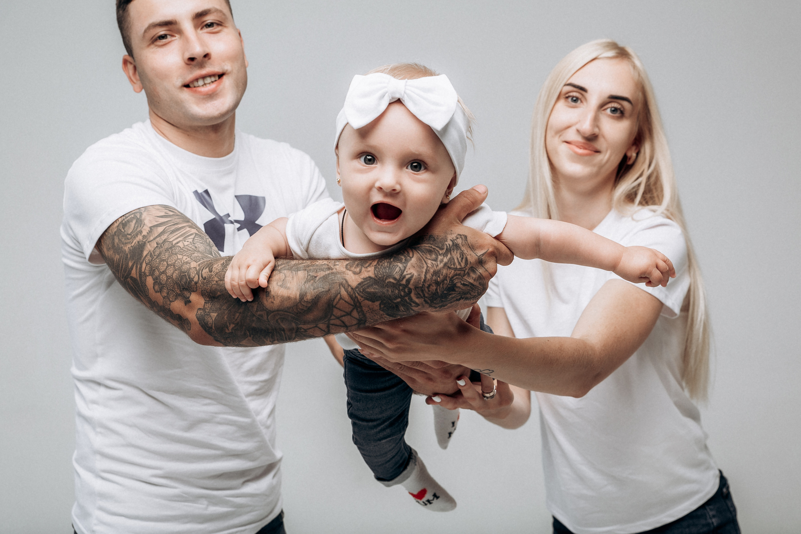 Студійна сімейна зйомка. Весільний та сімейний фотограф міста Суми Артур Моргун