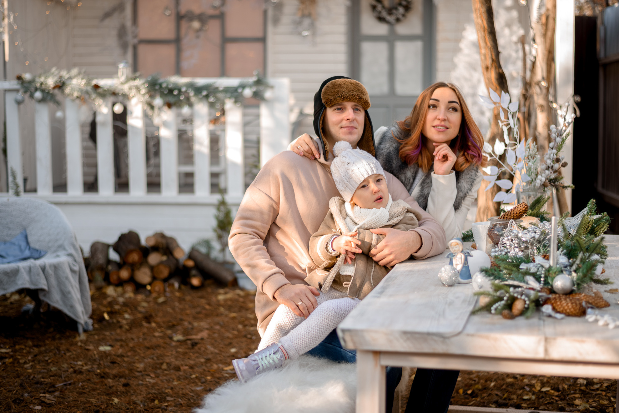 Новогодняя фотосессия Кристины. Семейный фотограф в Харькове Приймак Наталья