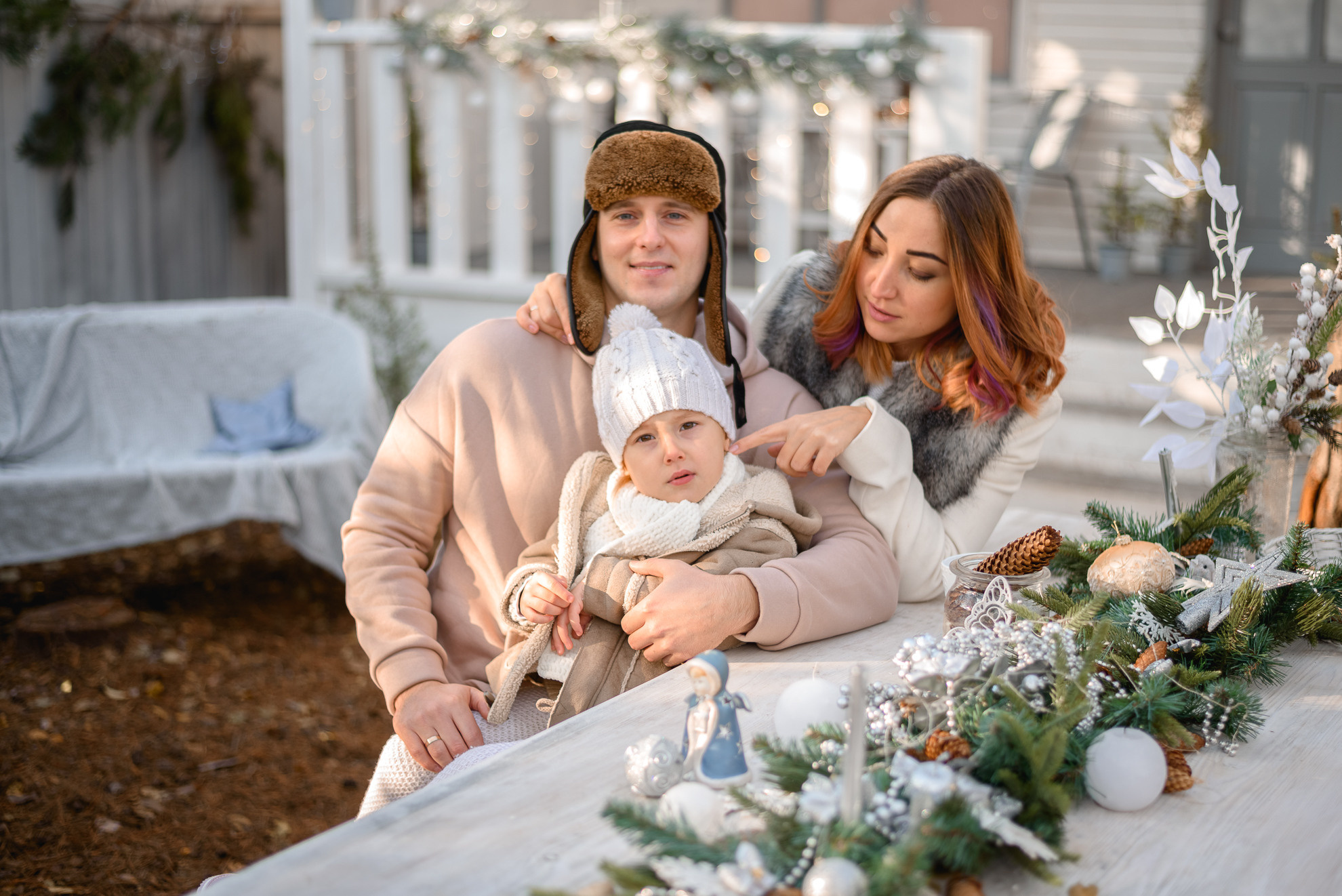 Новогодняя фотосессия Кристины. Семейный фотограф в Харькове Приймак Наталья