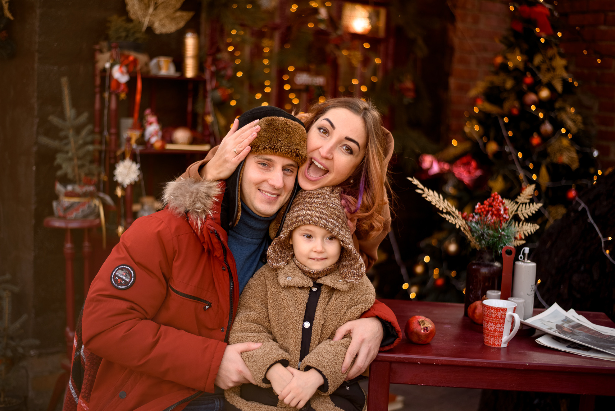 Новогодняя фотосессия Кристины. Семейный фотограф в Харькове Приймак Наталья