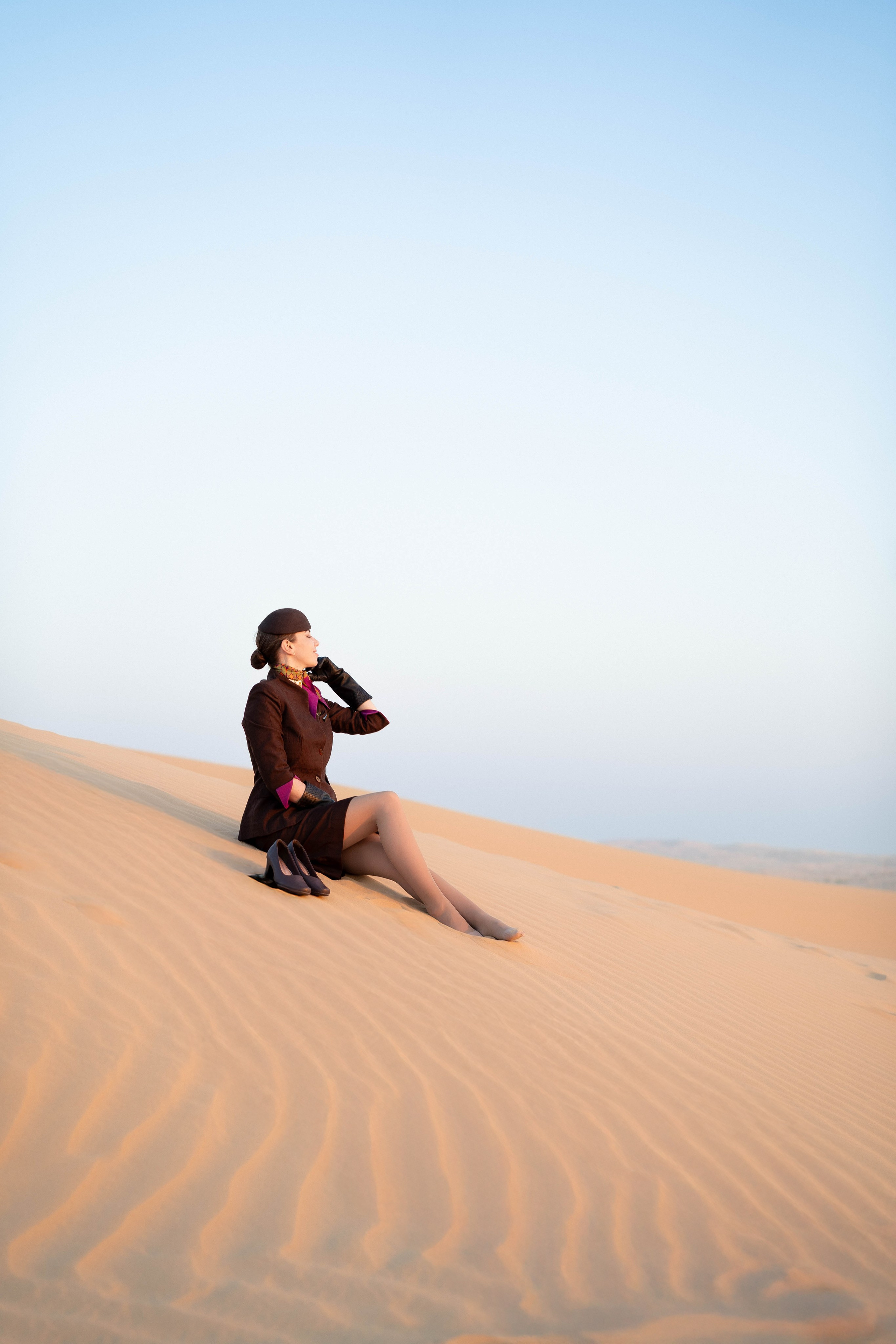 Desert photoshoot. Portrait Photographer