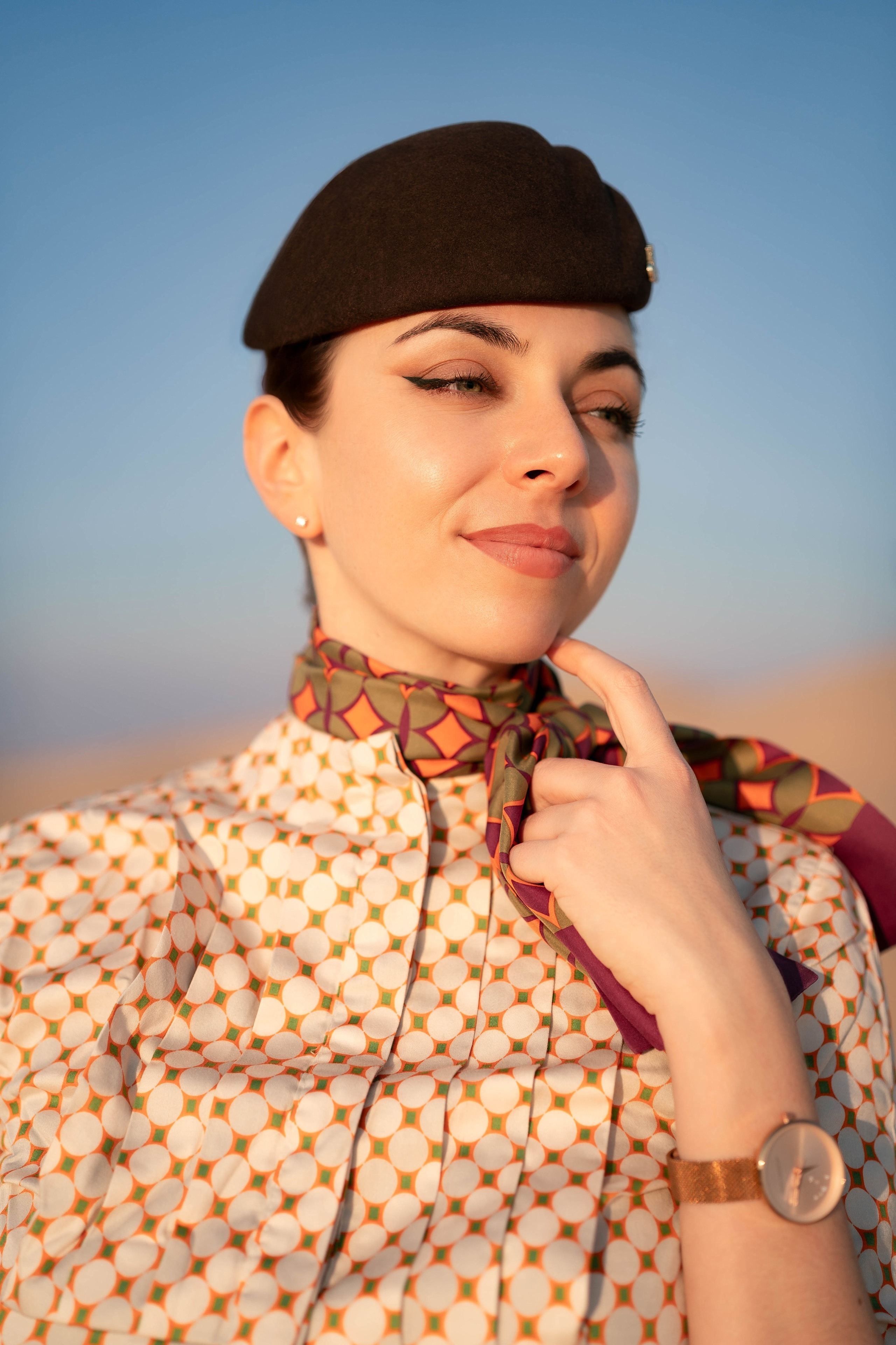 Desert photoshoot. Portrait Photographer