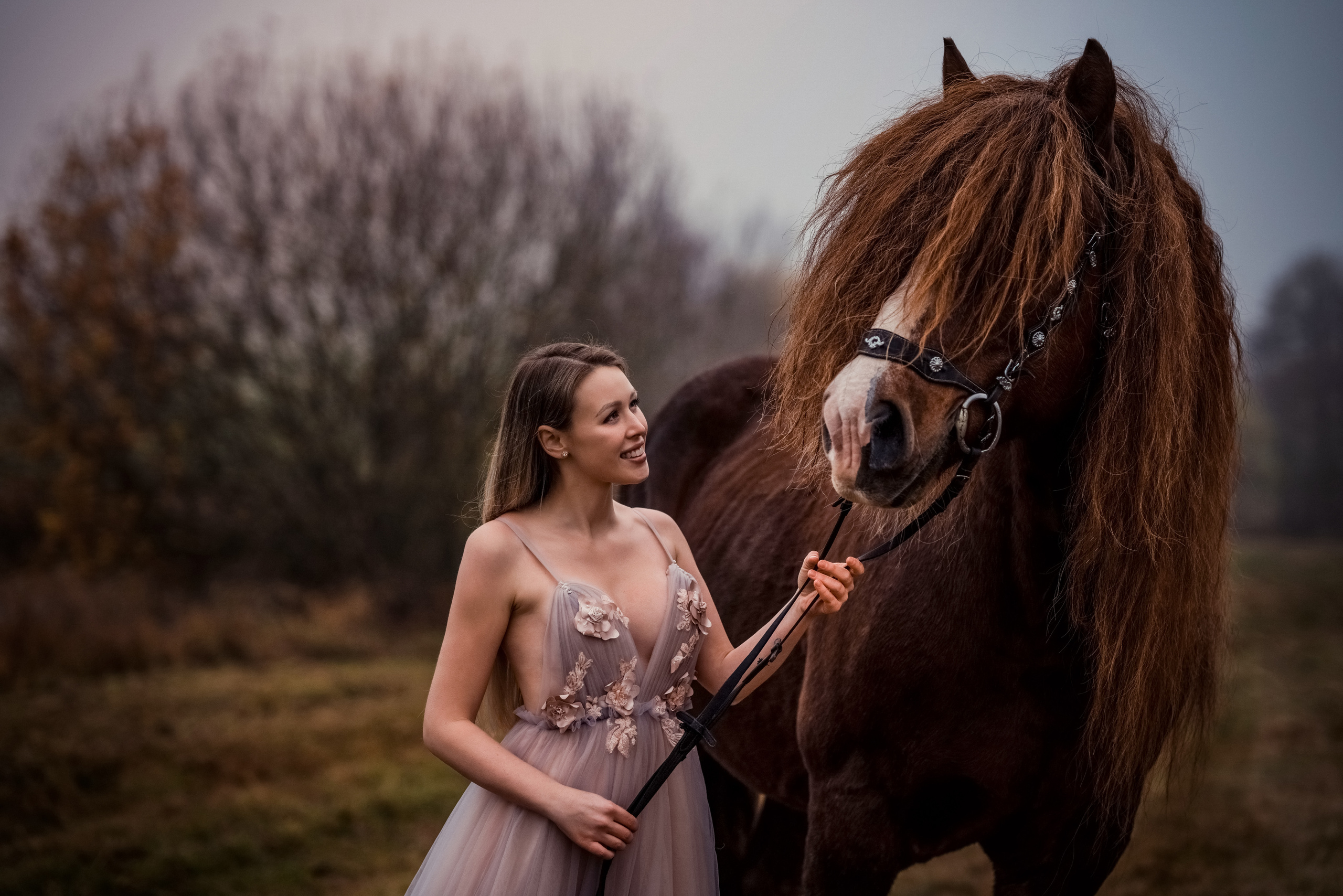 Фотосессия с лошадьми. Свадебный фотограф в Праге Покудова Наталия