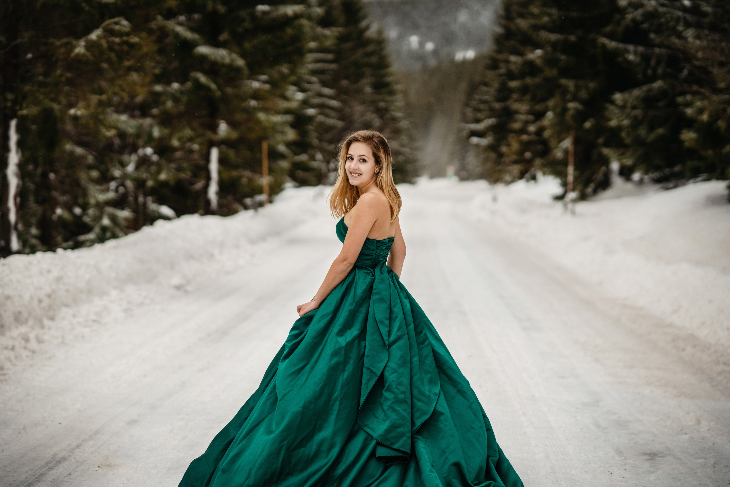 Зимнии. Свадебный фотограф в Праге Покудова Наталия