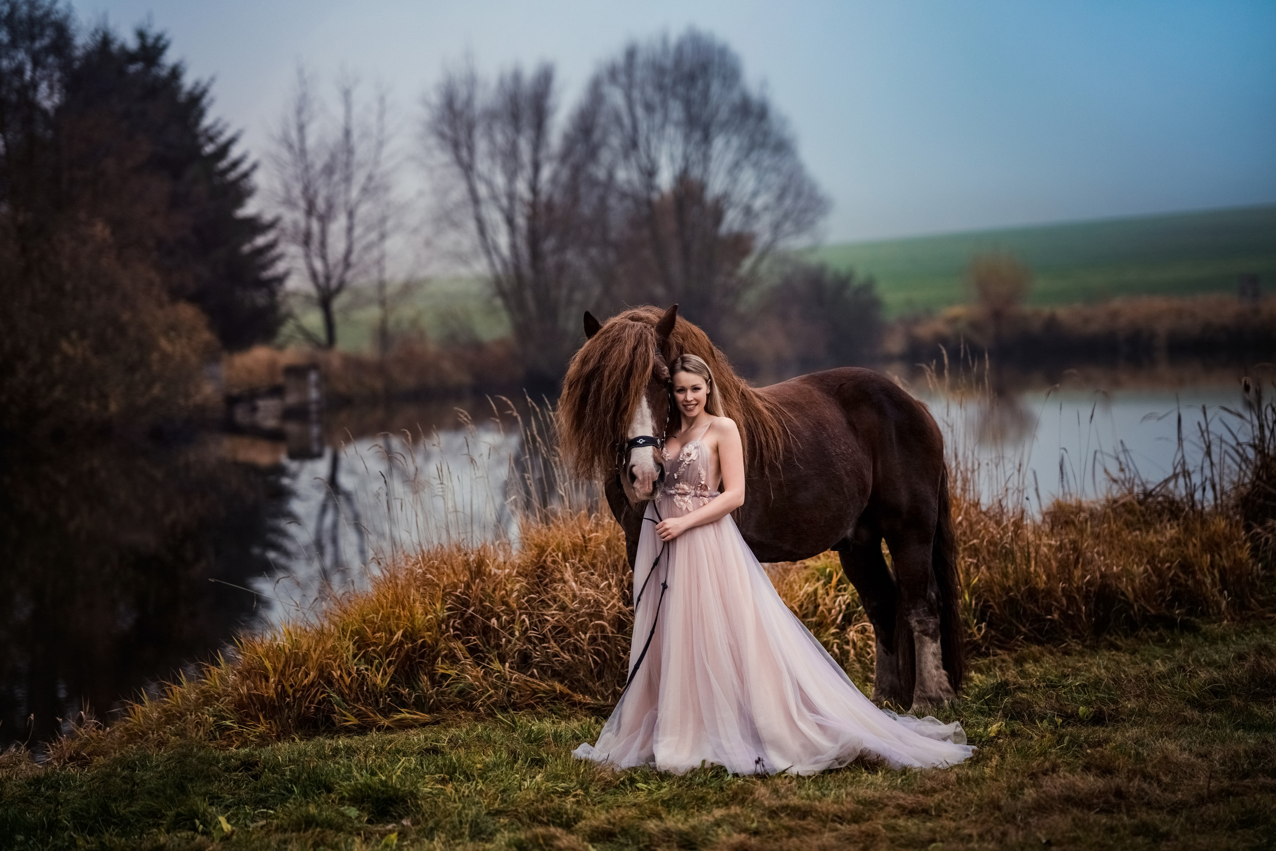 Фотосессия с лошадьми. Свадебный фотограф в Праге Покудова Наталия