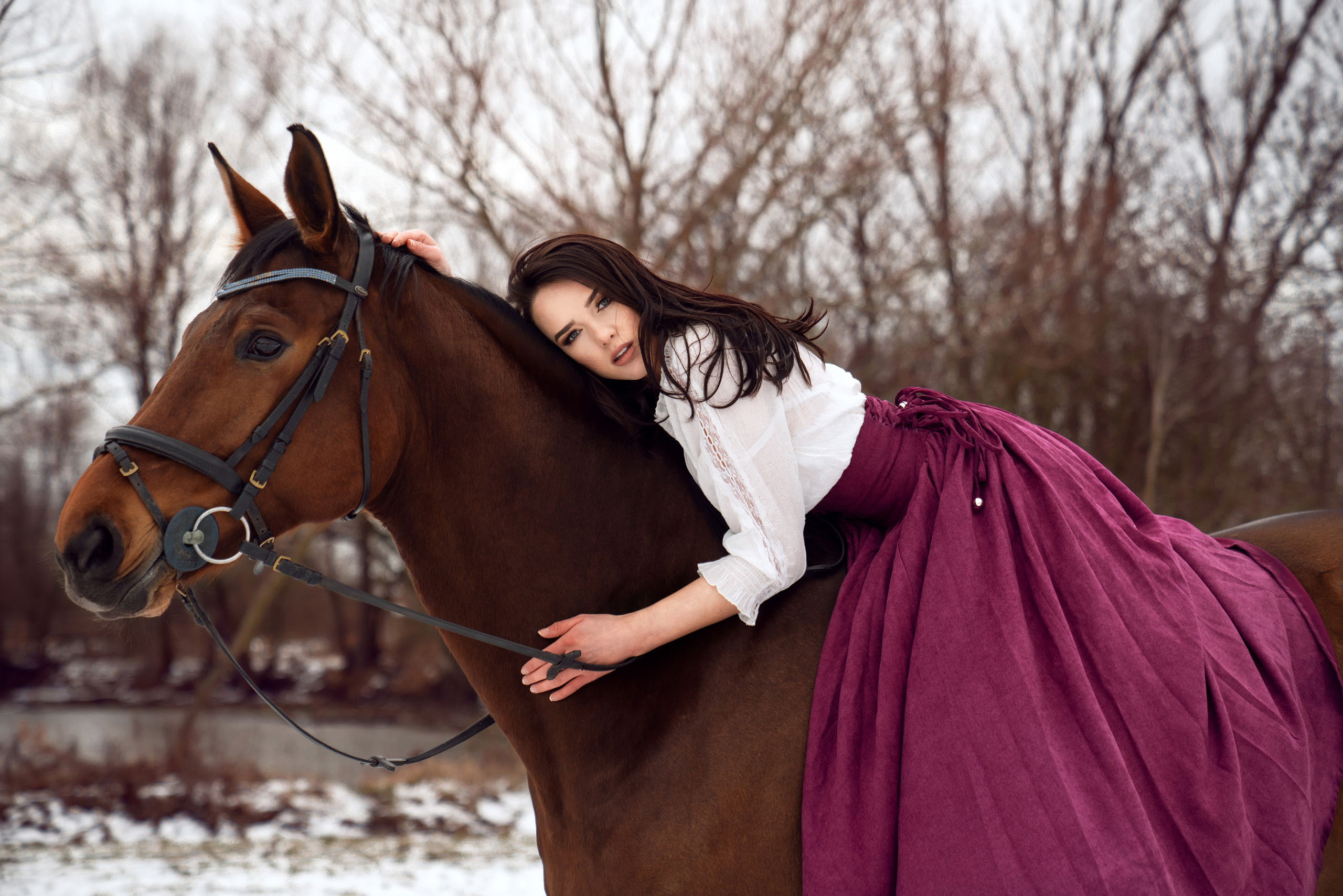 Фотосессия с лошадьми. Свадебный фотограф в Праге Покудова Наталия
