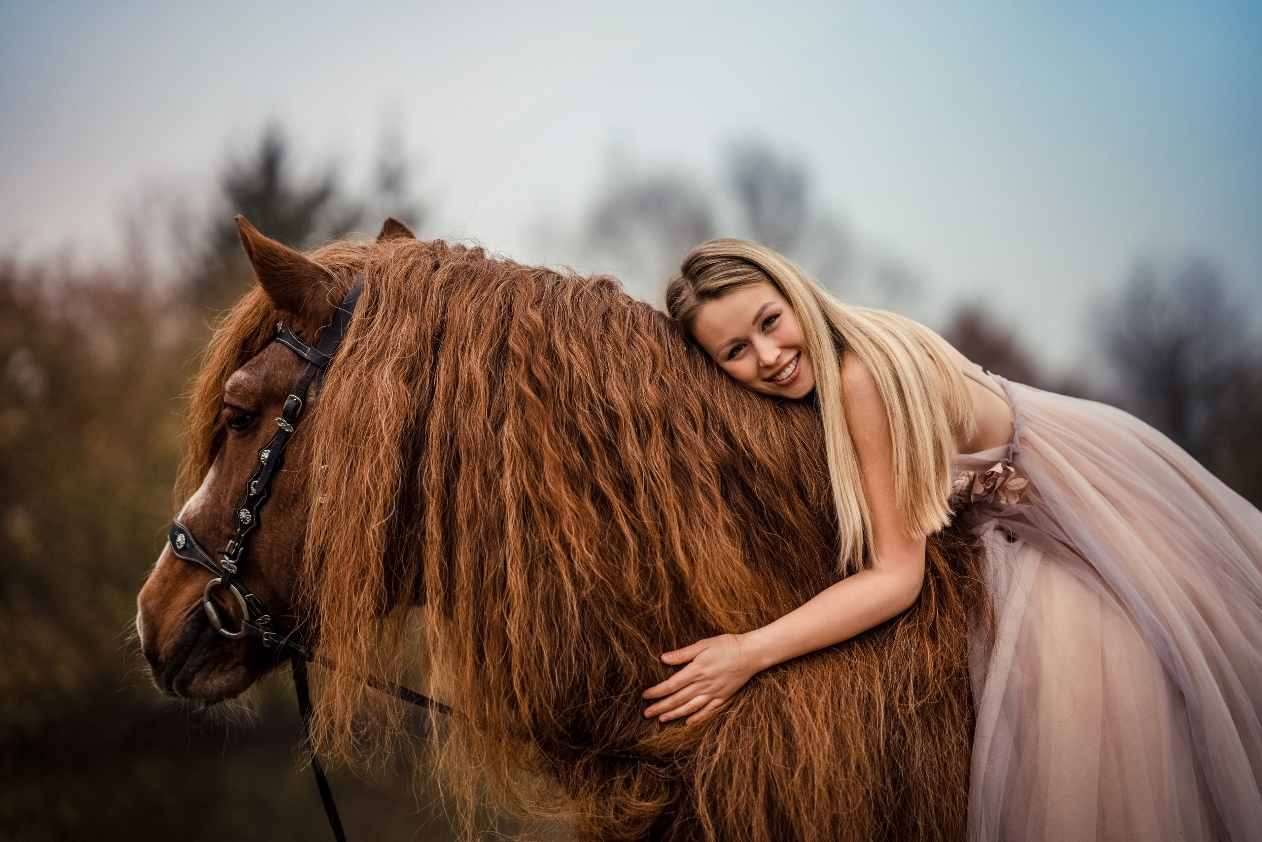 Фотосессия с лошадьми. Свадебный фотограф в Праге Покудова Наталия