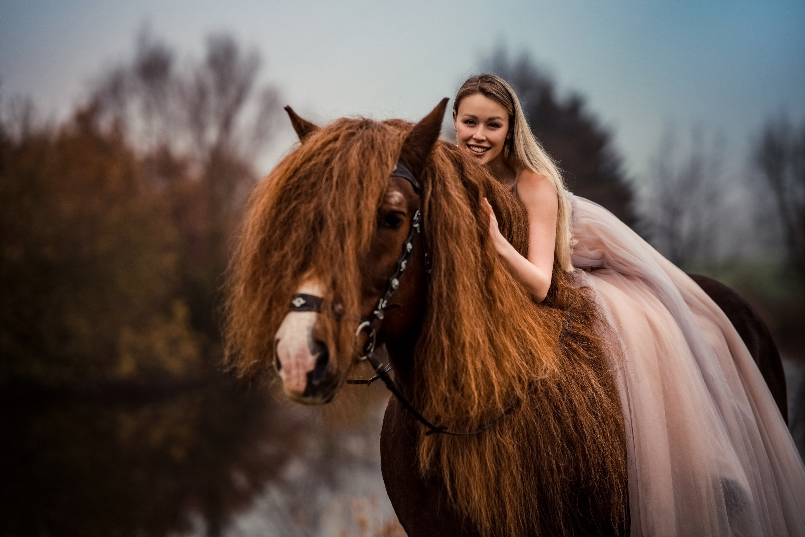 Фотосессия с лошадьми. Свадебный фотограф в Праге Покудова Наталия