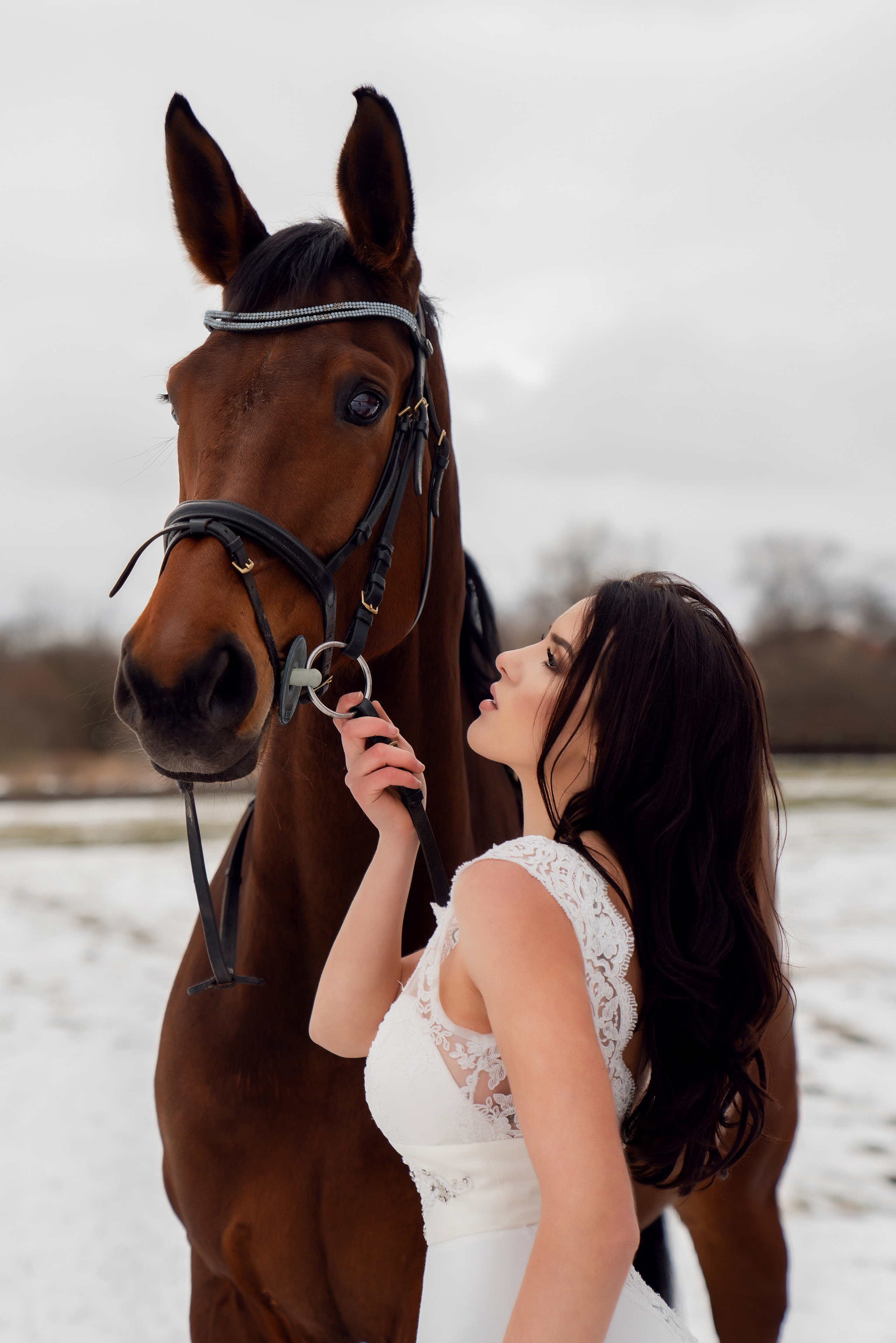 Фотосессия с лошадьми. Свадебный фотограф в Праге Покудова Наталия