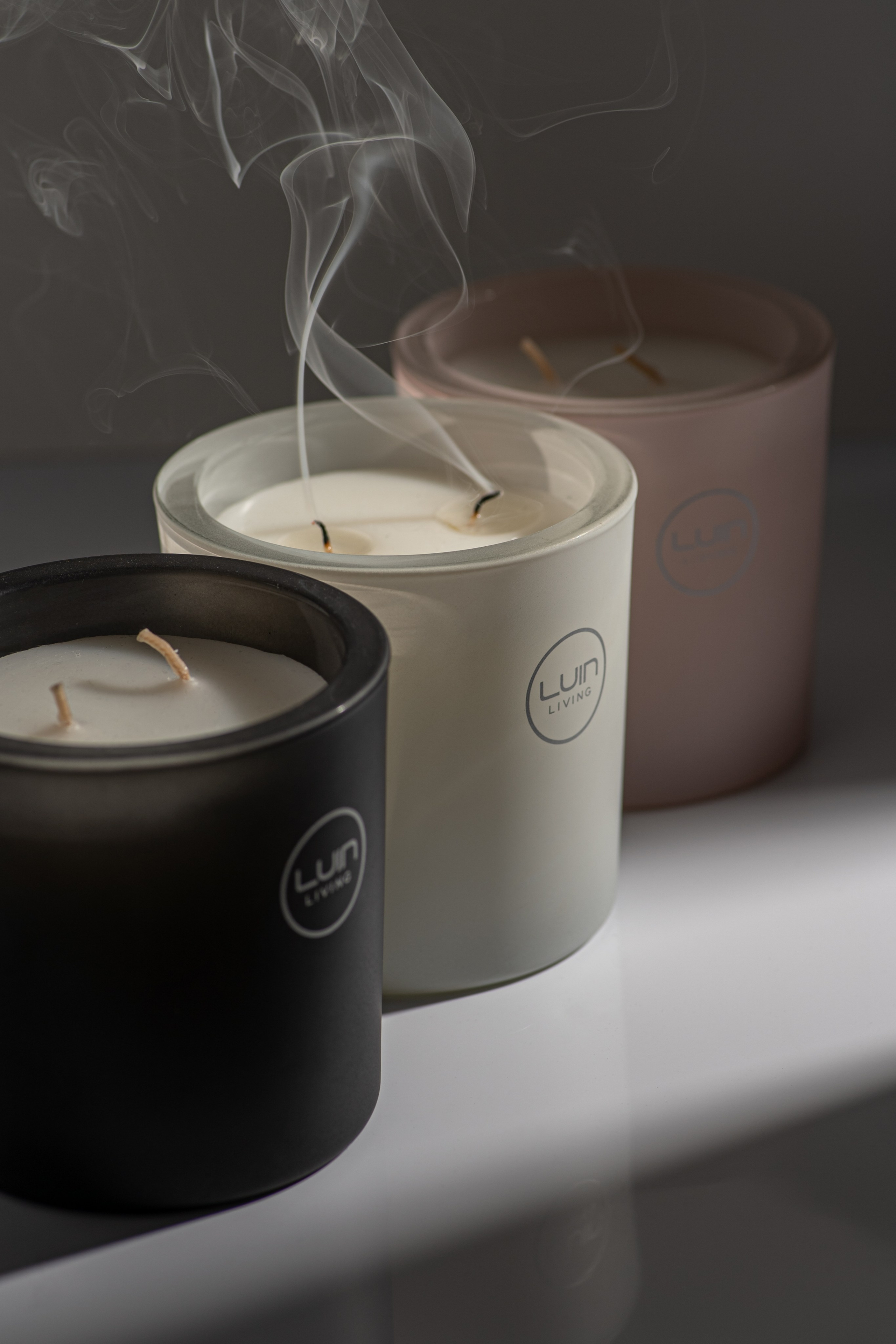 LUIN Candles. Product and Food photography