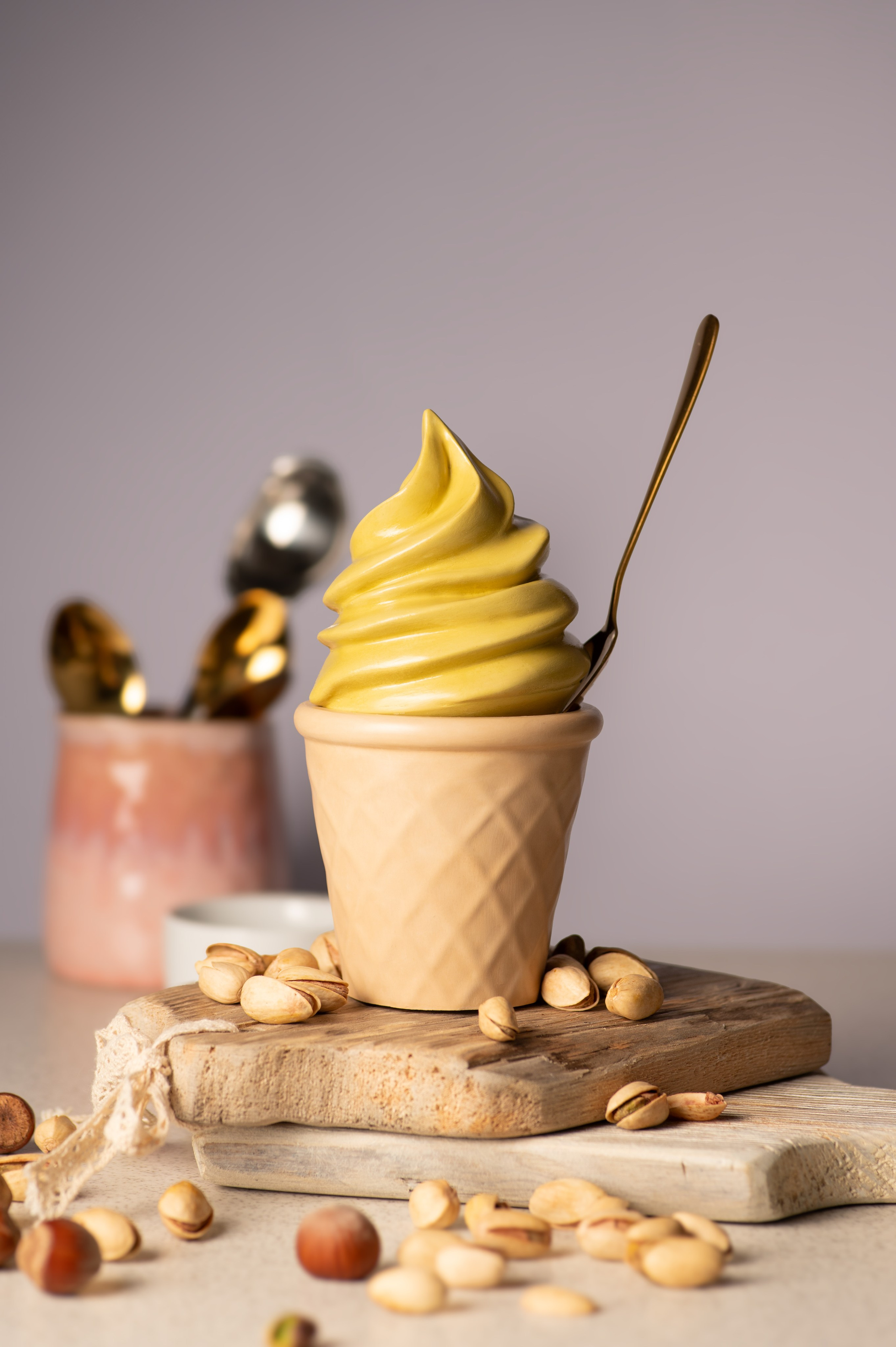 Ice cream candles. Product and Food photography