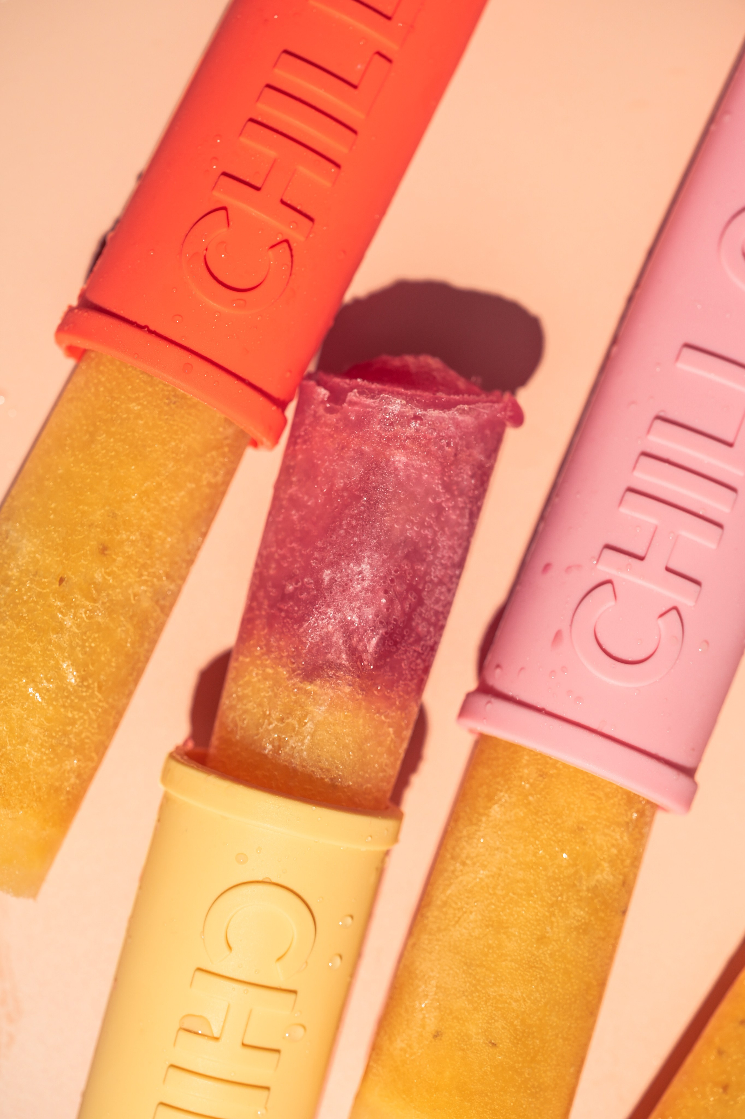 Kombucha popsicles. Product and Food photography