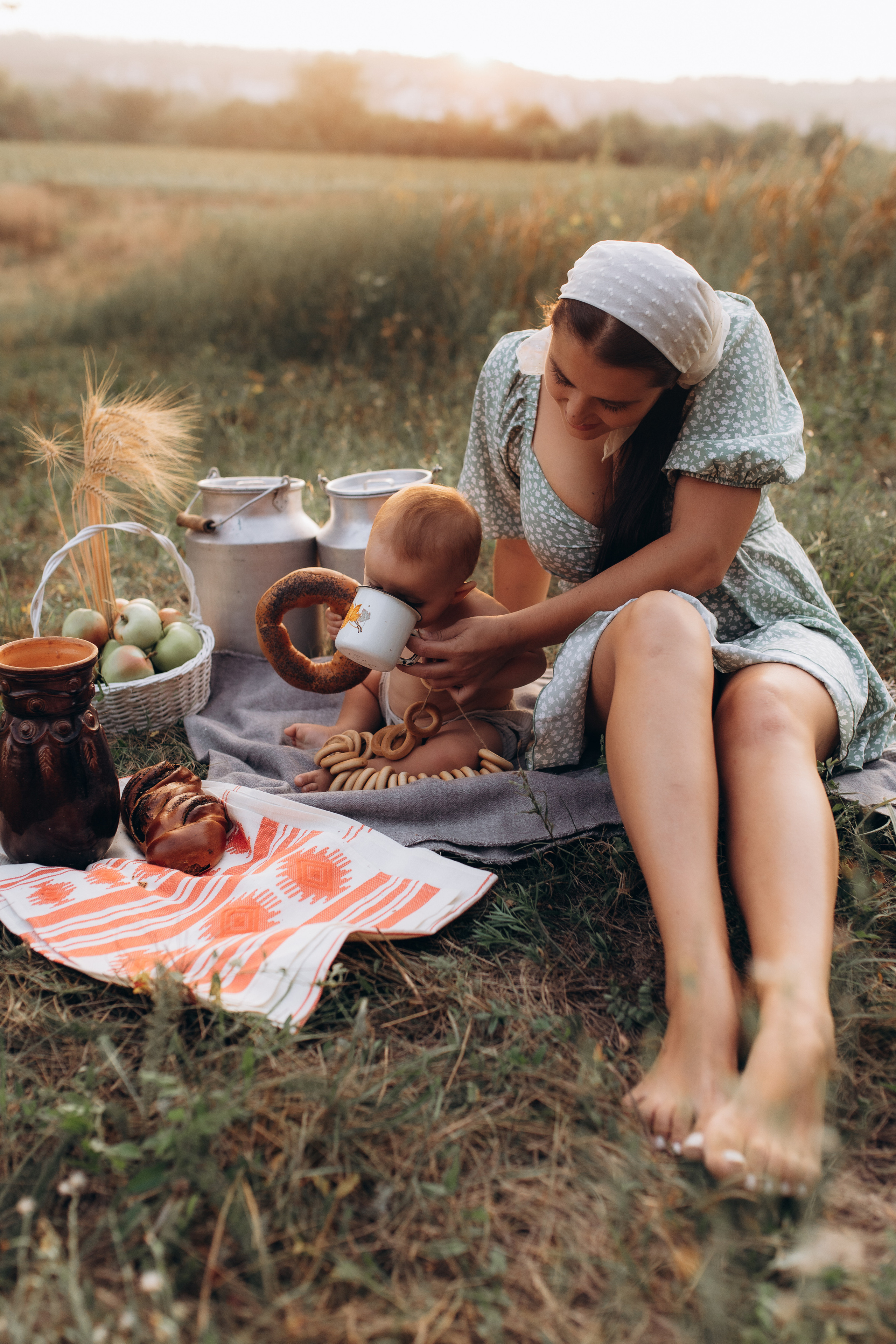 Abend im Dorf. Hochzeitsfotograf in Nürnberg, Bamberg, Deutschland