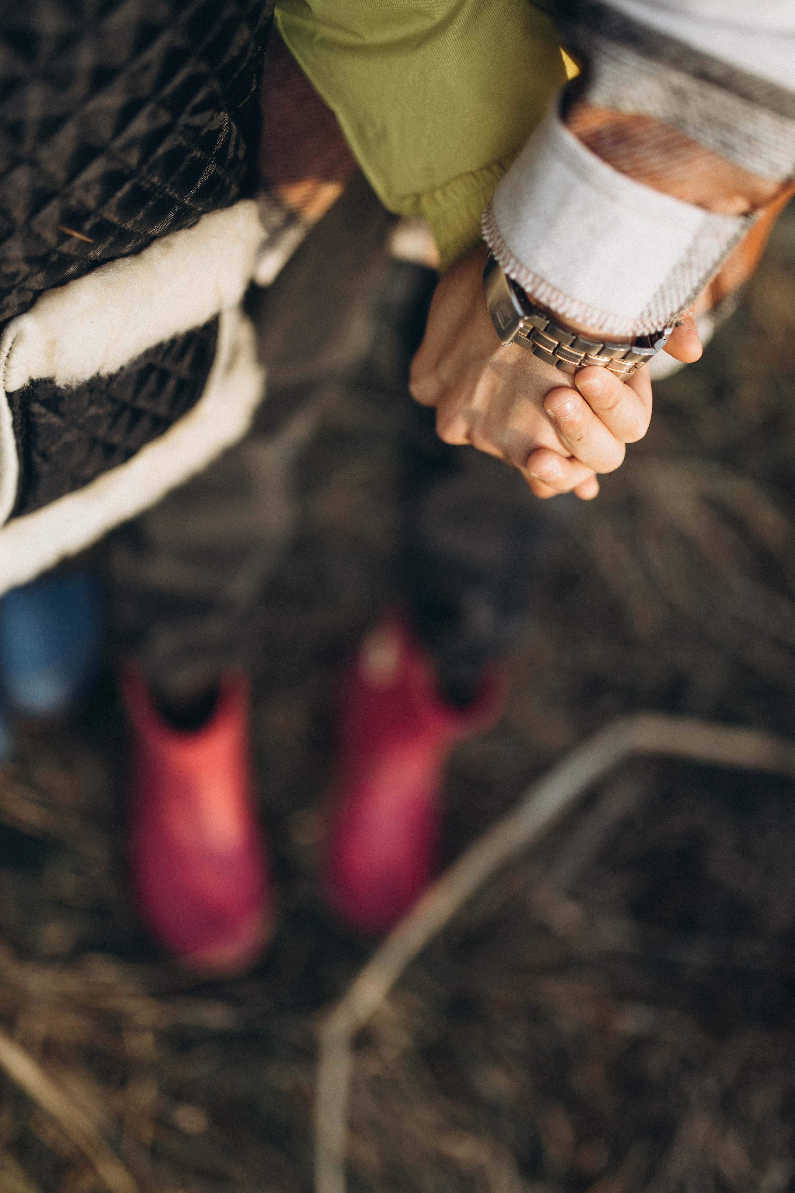 Herbstspaziergang am Fluss. Hochzeitsfotograf in Nürnberg, Bamberg, Deutschland