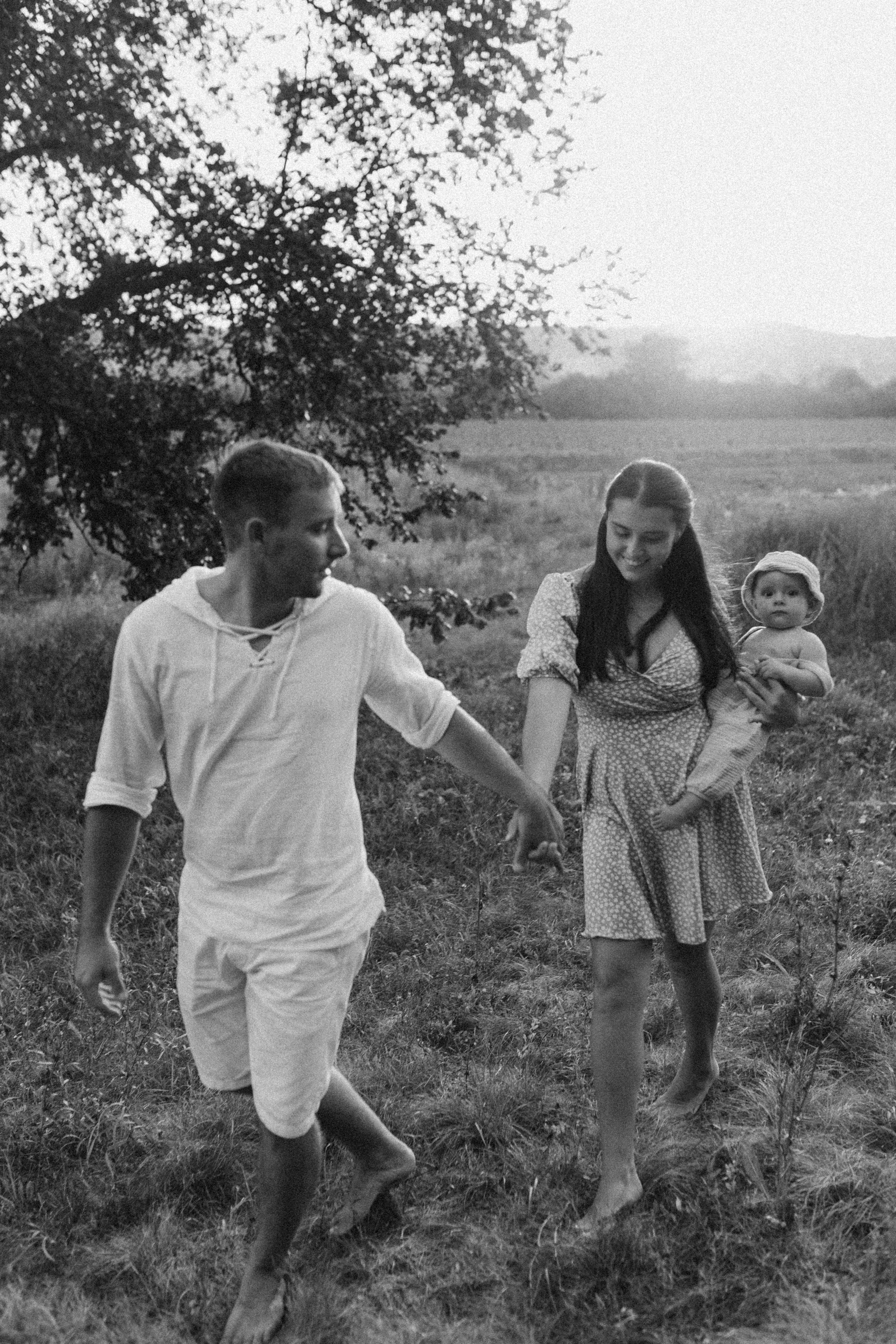 Abend im Dorf. Hochzeitsfotograf in Nürnberg, Bamberg, Deutschland