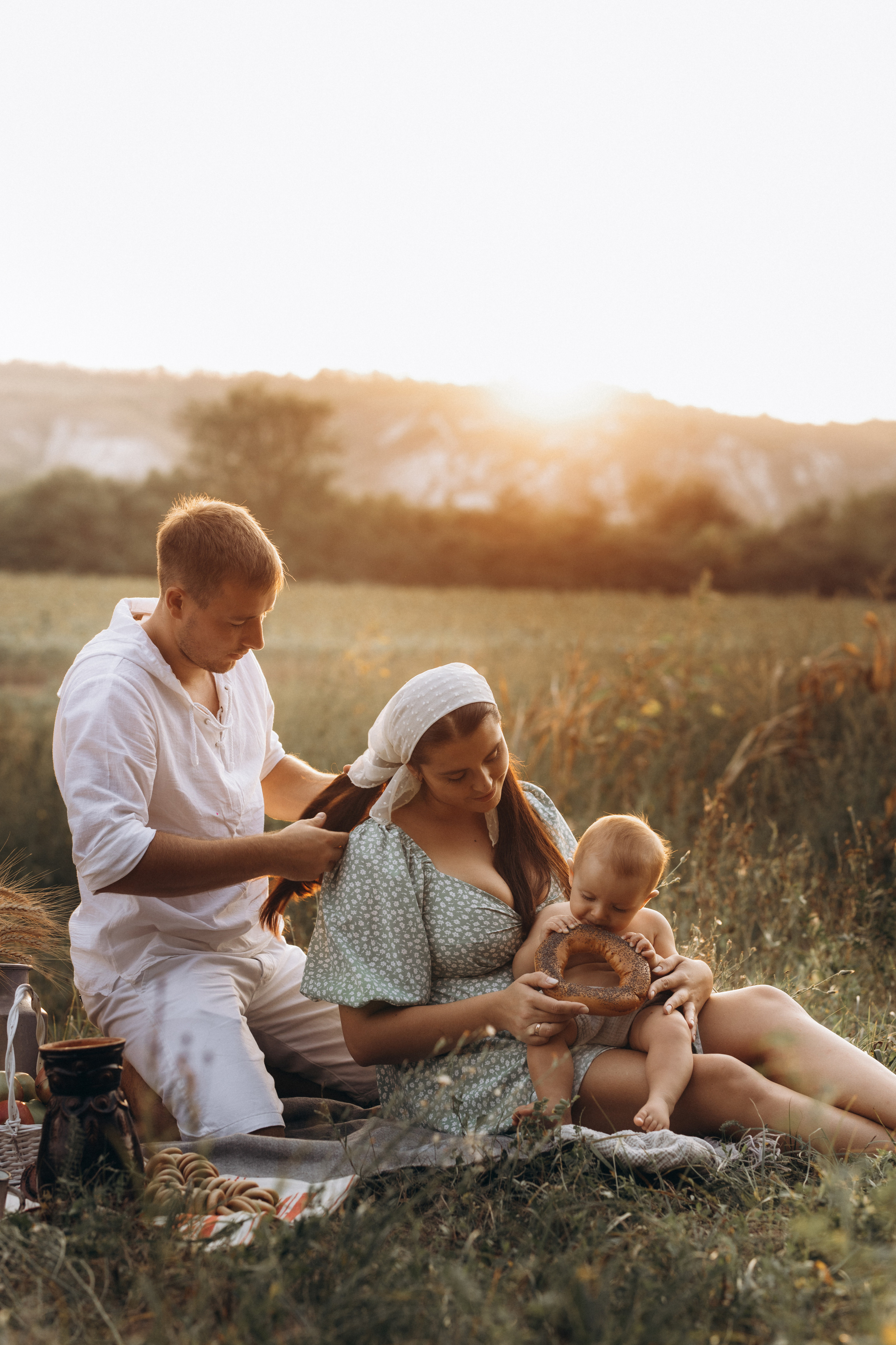 Abend im Dorf. Hochzeitsfotograf in Nürnberg, Bamberg, Deutschland