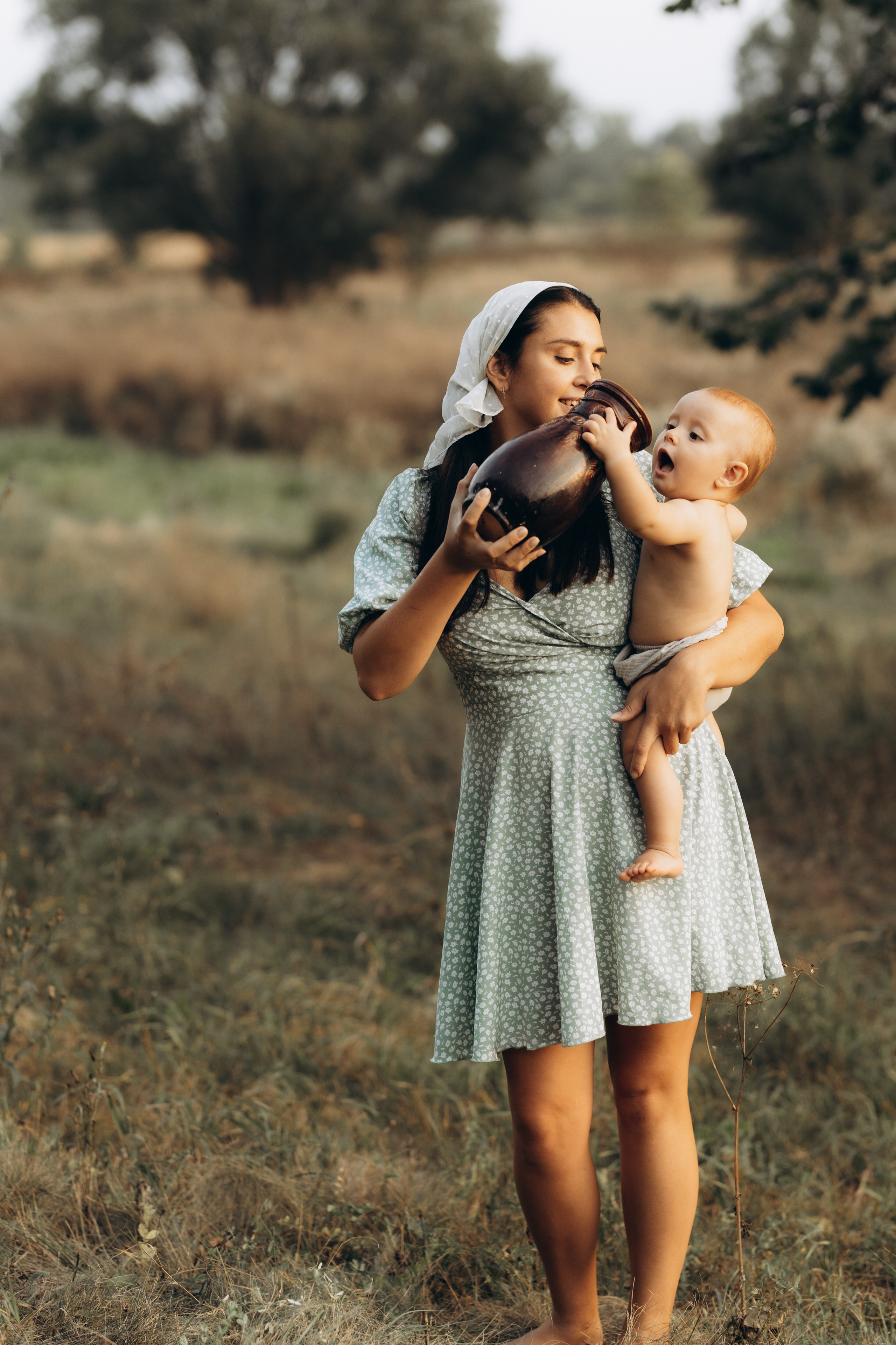 Abend im Dorf. Hochzeitsfotograf in Nürnberg, Bamberg, Deutschland
