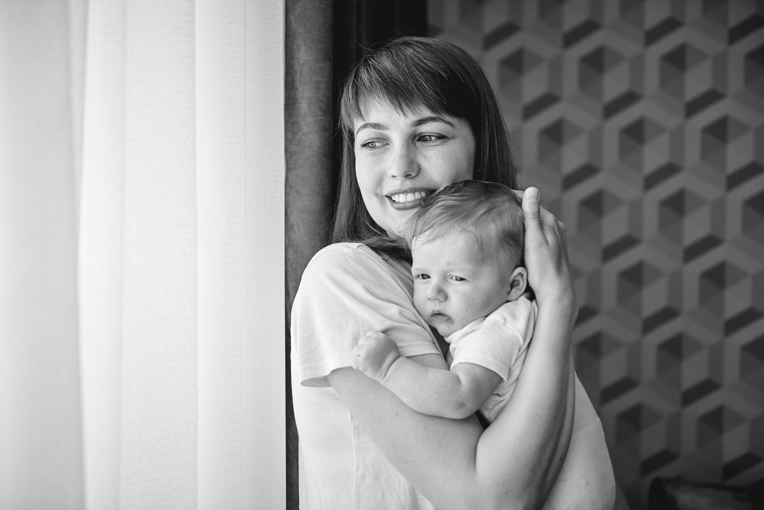 Таня Віталій Давид і Ніка. Фотограф новонароджених діток та їх сімей в Тернополі