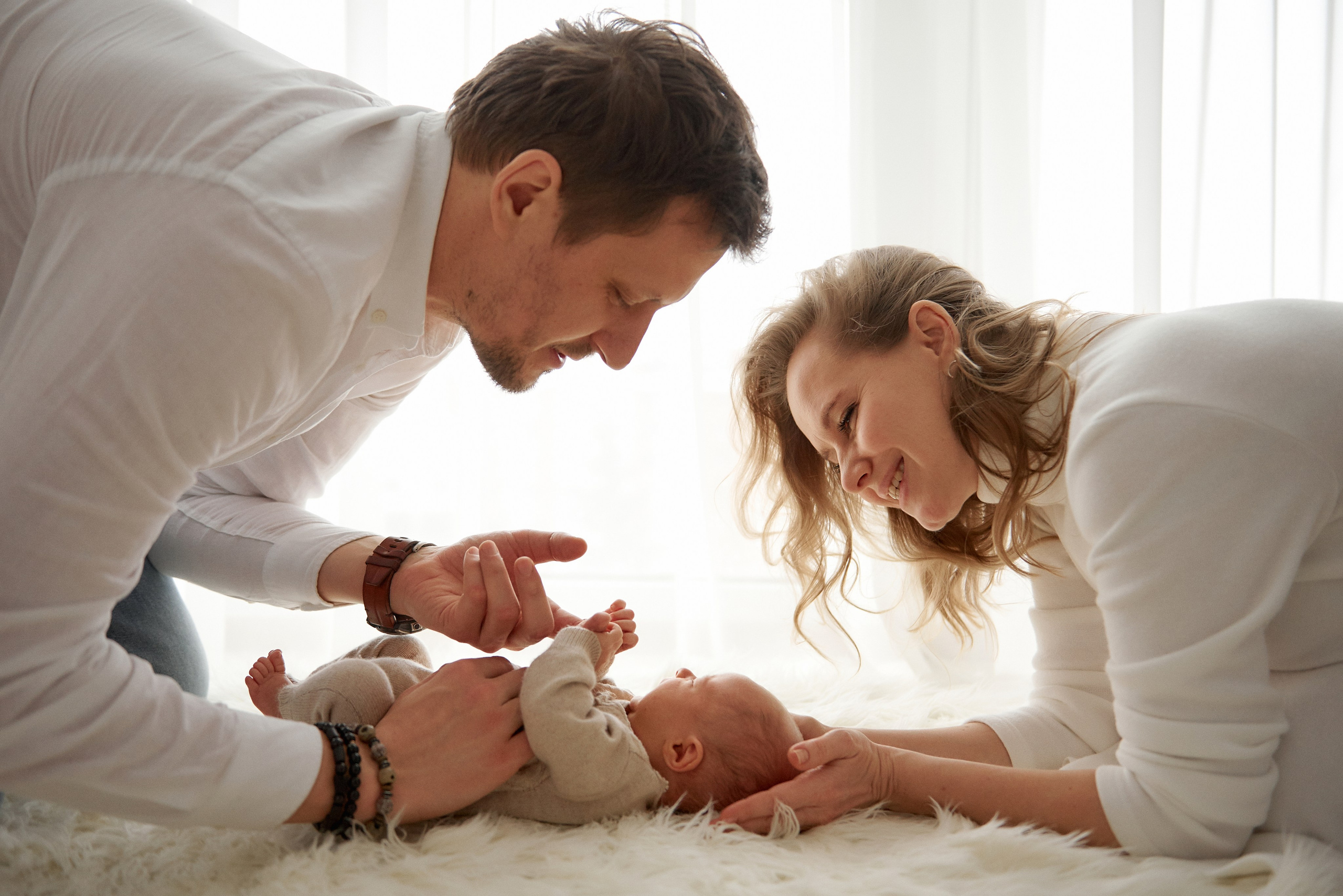 Дамір 7 тижнів. Фотограф новонароджених діток та їх сімей в Тернополі