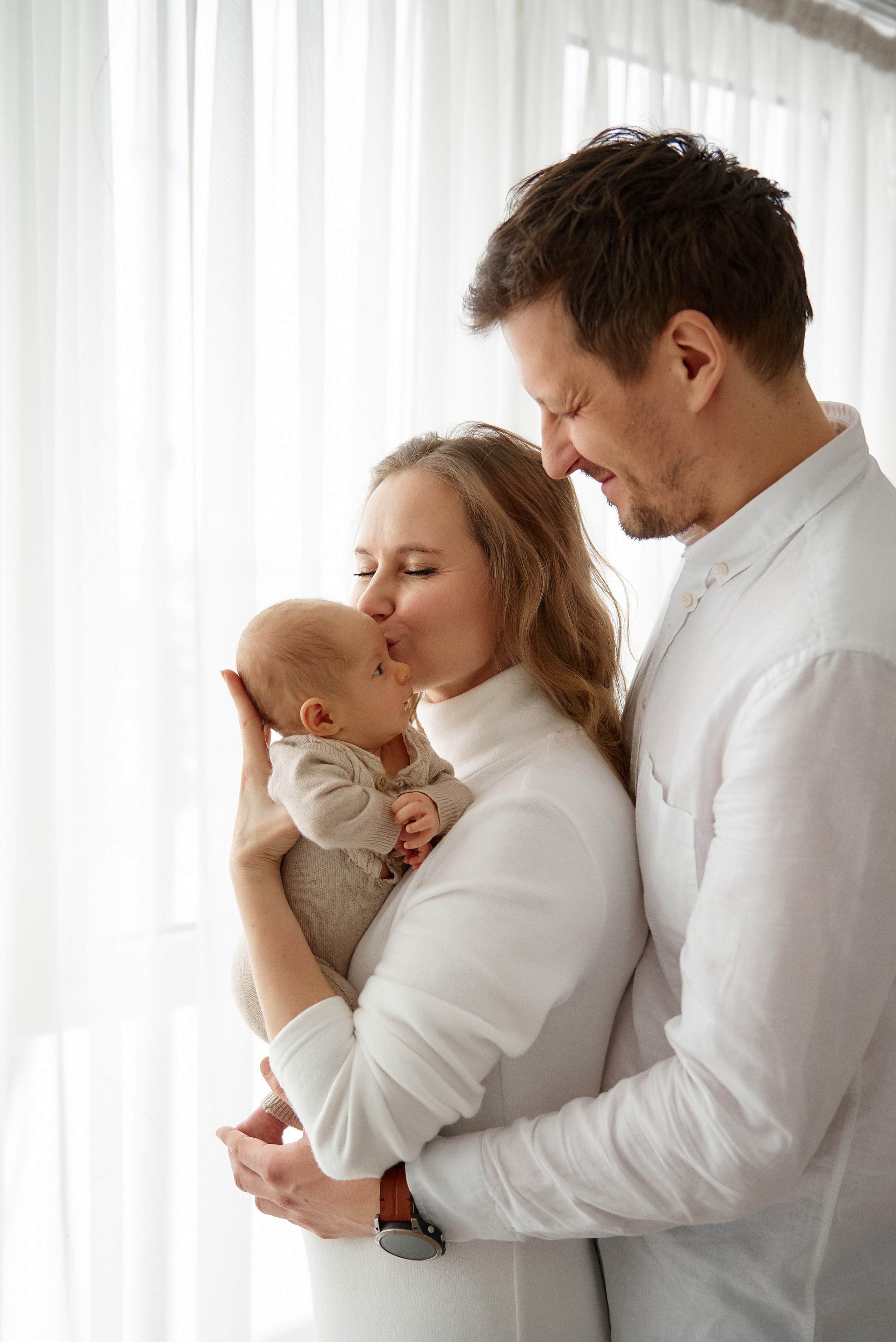 Дамір 7 тижнів. Фотограф новонароджених діток та їх сімей в Тернополі