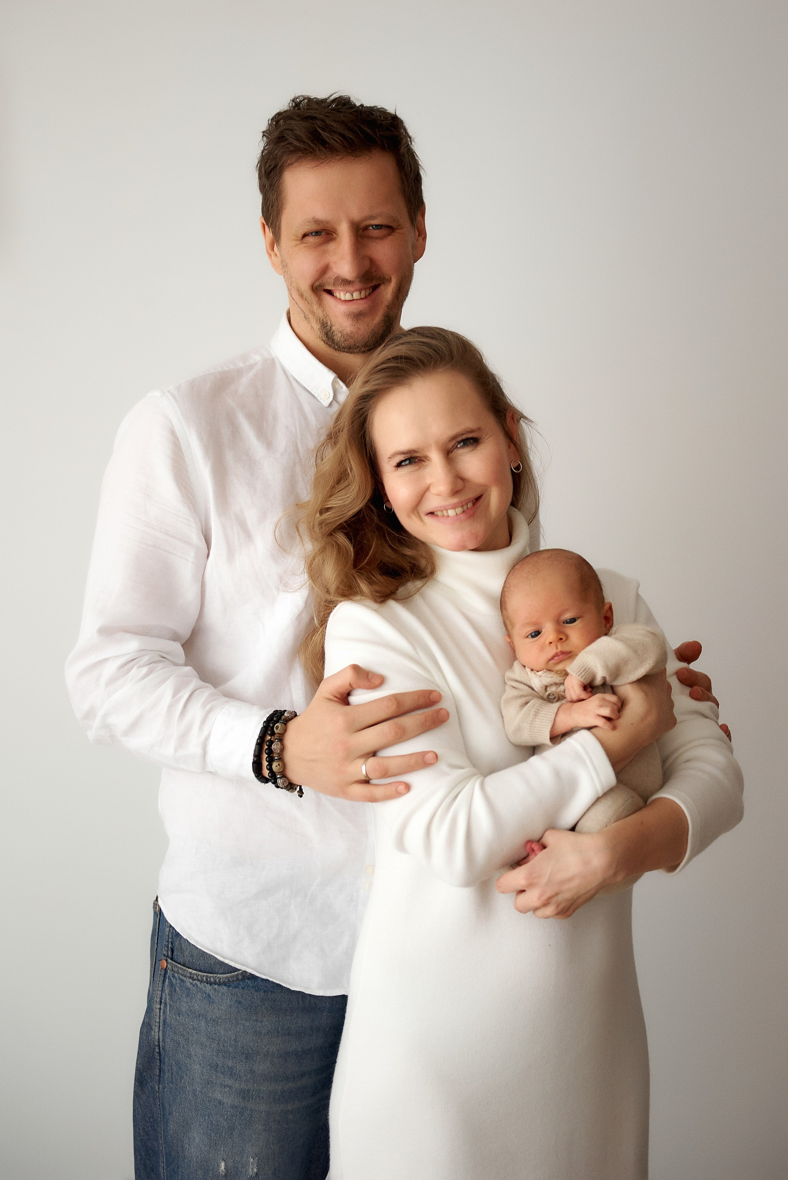 Дамір 7 тижнів. Фотограф новонароджених діток та їх сімей в Тернополі