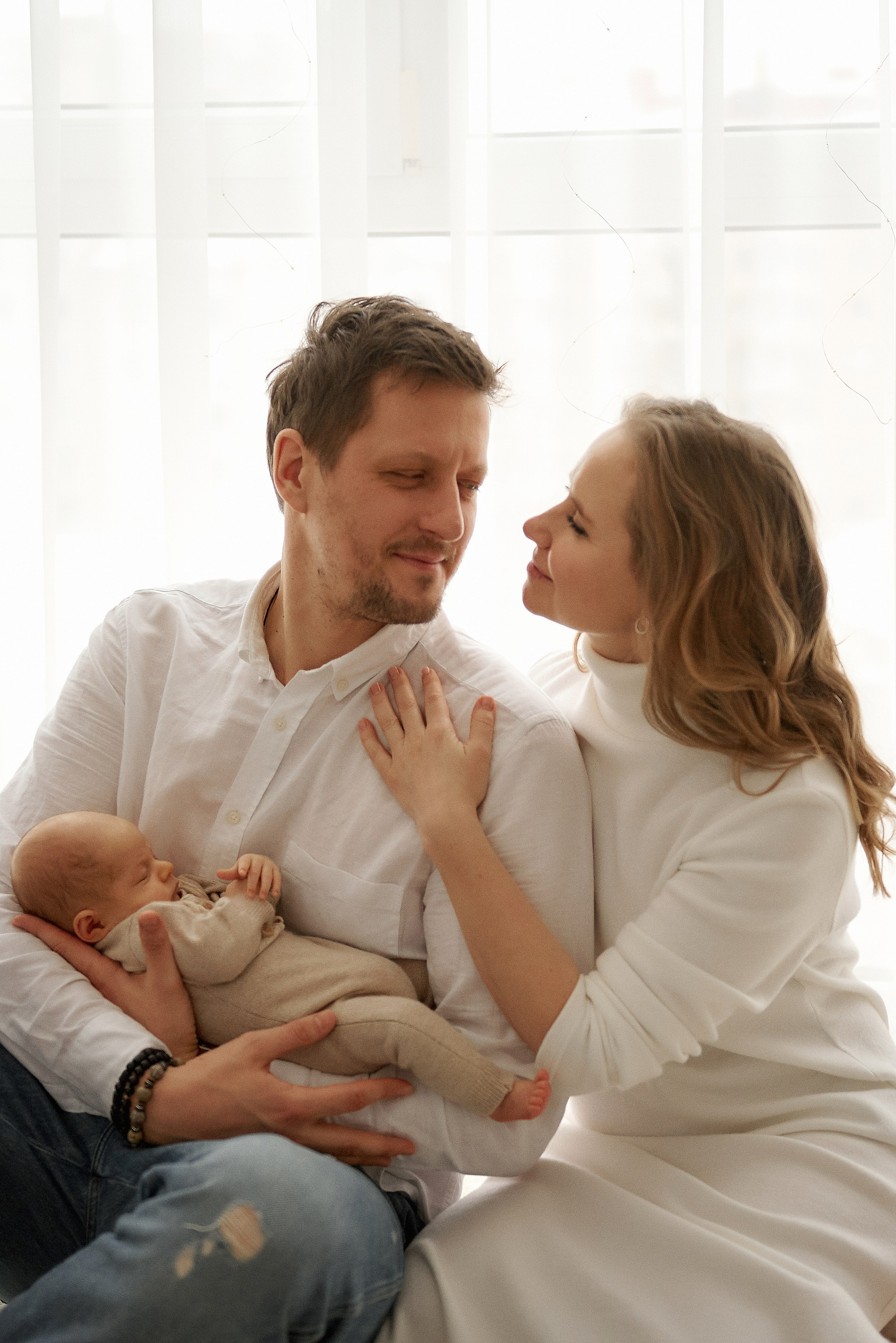 Дамір 7 тижнів. Фотограф новонароджених діток та їх сімей в Тернополі