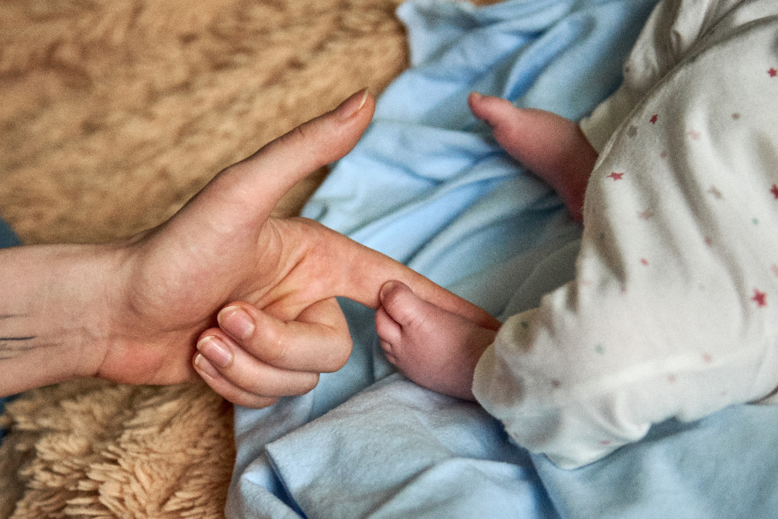 Аня Володя і Назар. Фотограф новонароджених діток та їх сімей в Тернополі