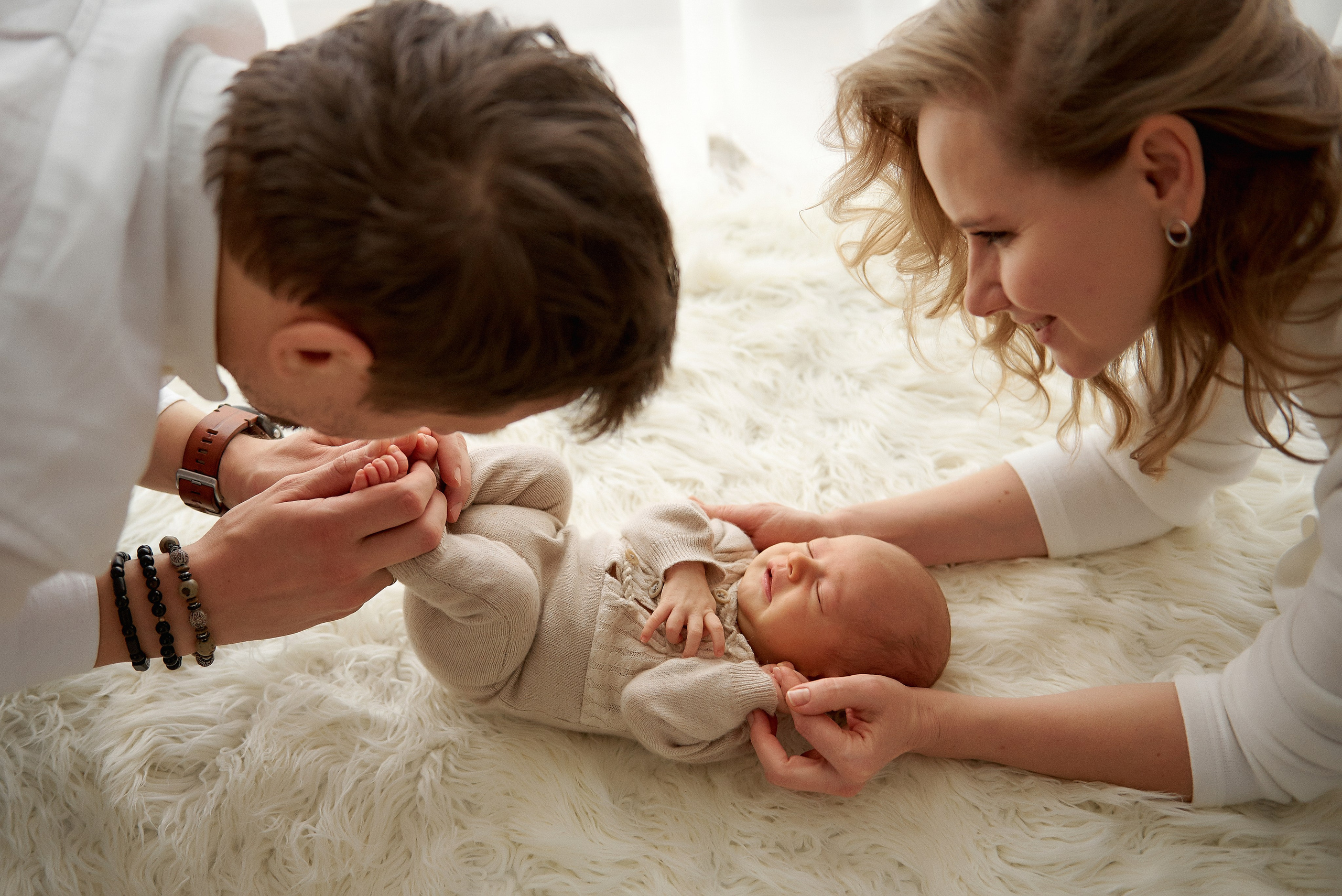 Дамір 7 тижнів. Фотограф новонароджених діток та їх сімей в Тернополі