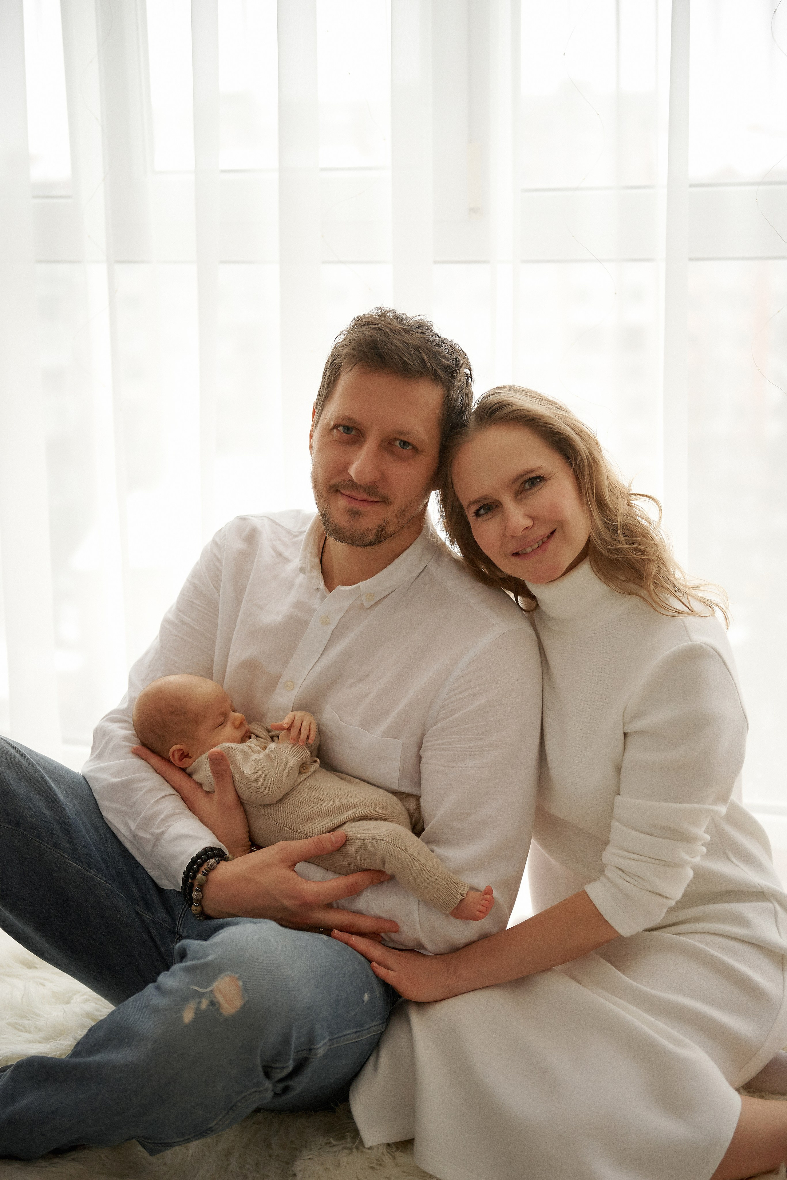 Дамір 7 тижнів. Фотограф новонароджених діток та їх сімей в Тернополі