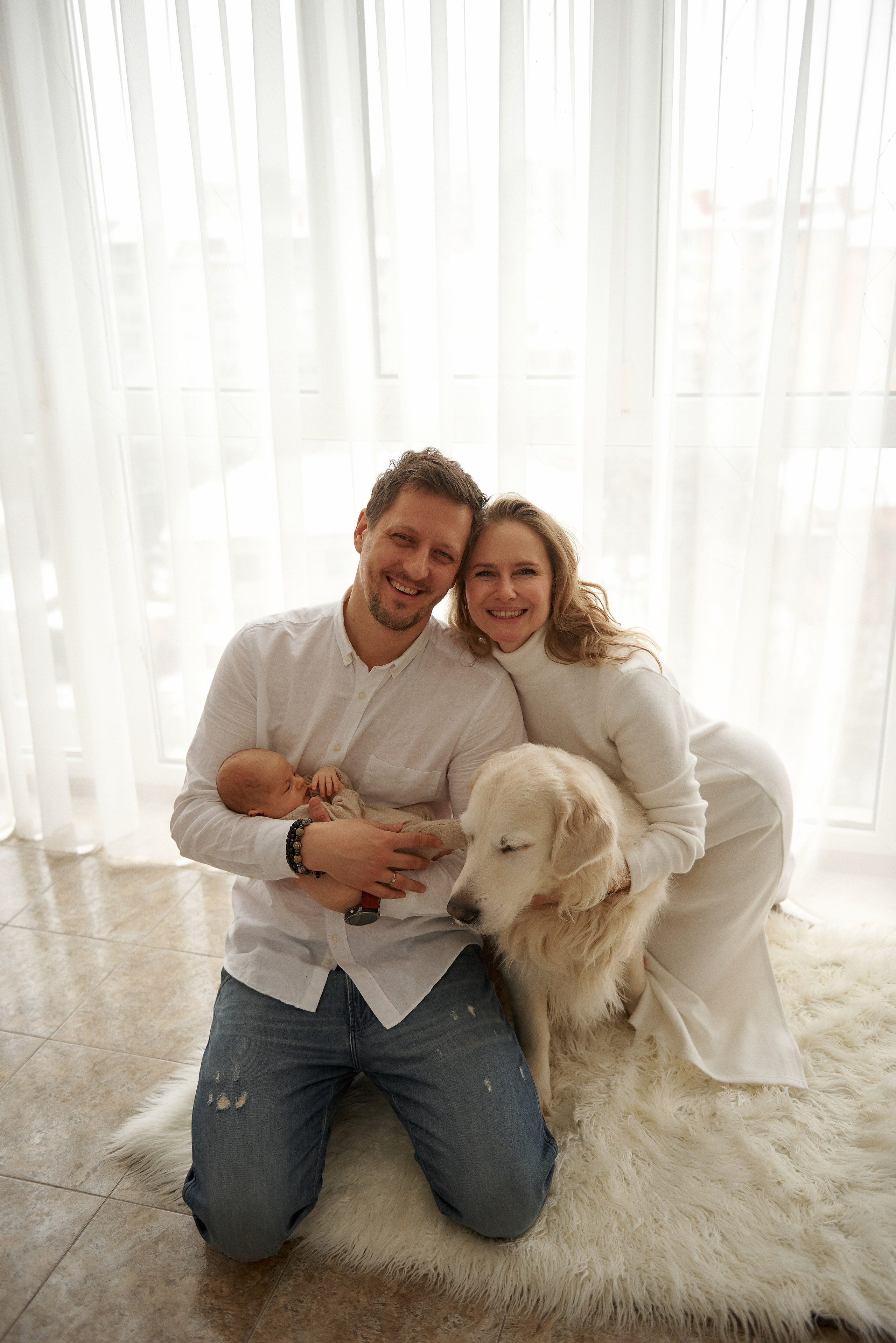 Дамір 7 тижнів. Фотограф новонароджених діток та їх сімей в Тернополі