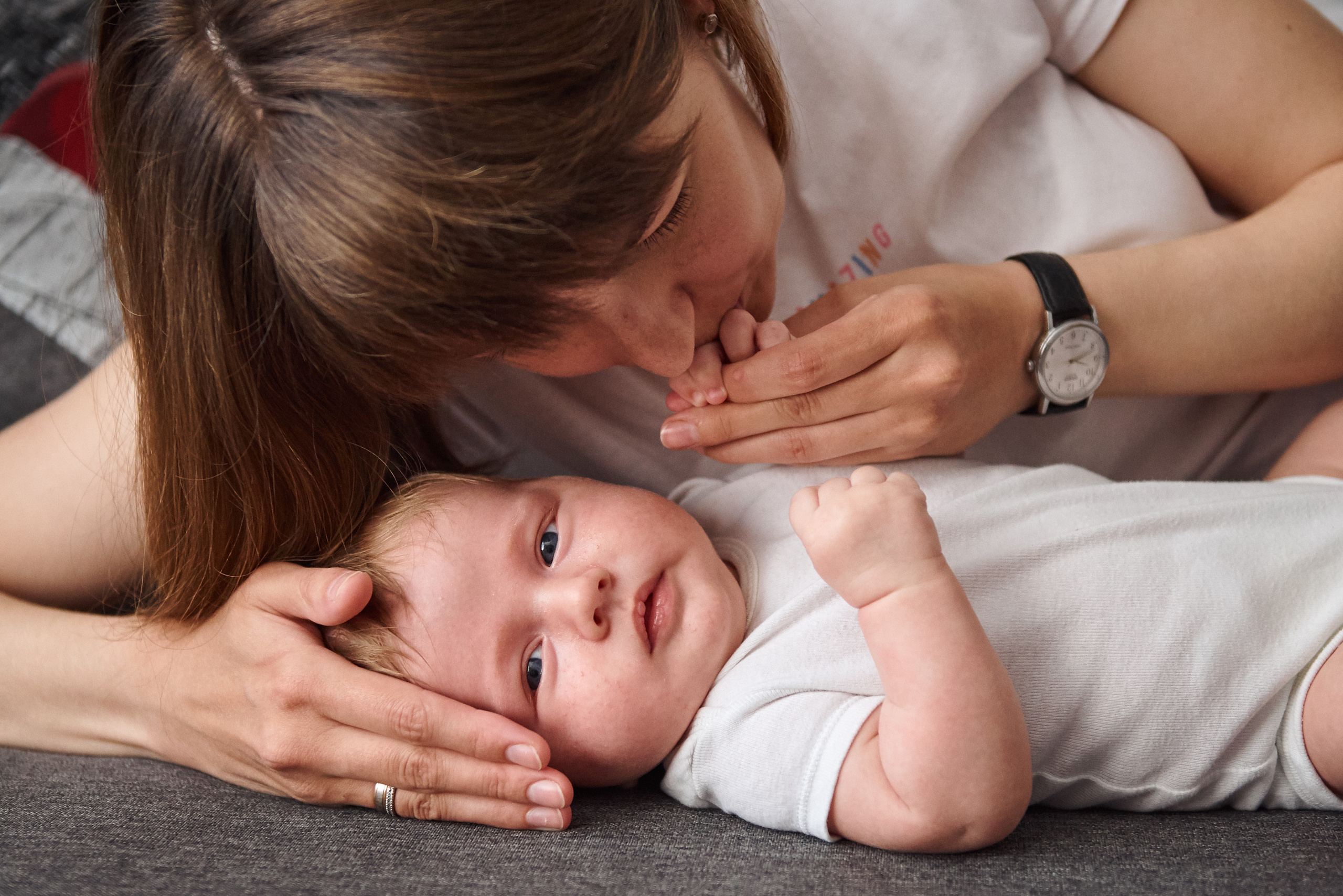 Таня Віталій Давид і Ніка. Фотограф новонароджених діток та їх сімей в Тернополі