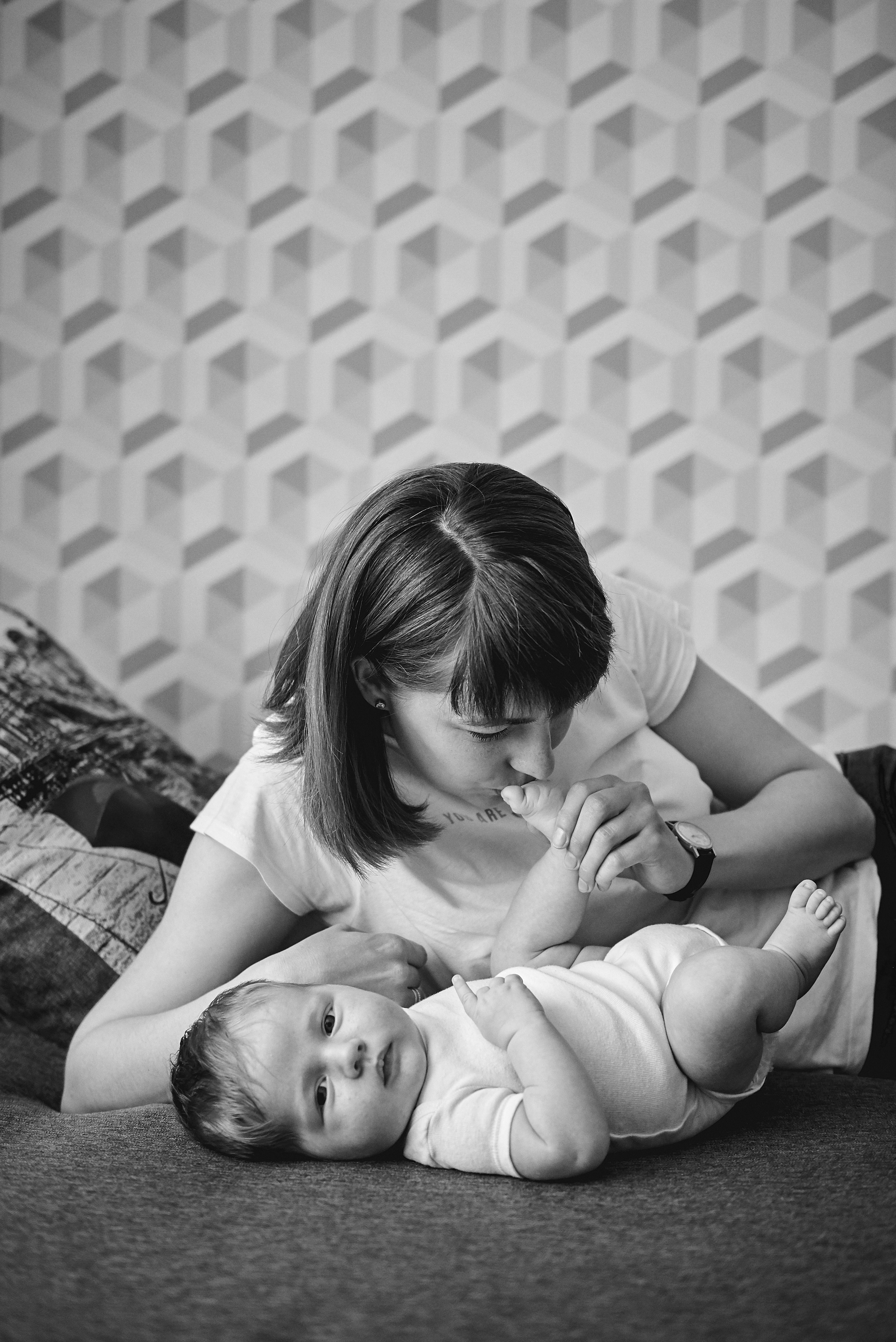 Таня Віталій Давид і Ніка. Фотограф новонароджених діток та їх сімей в Тернополі